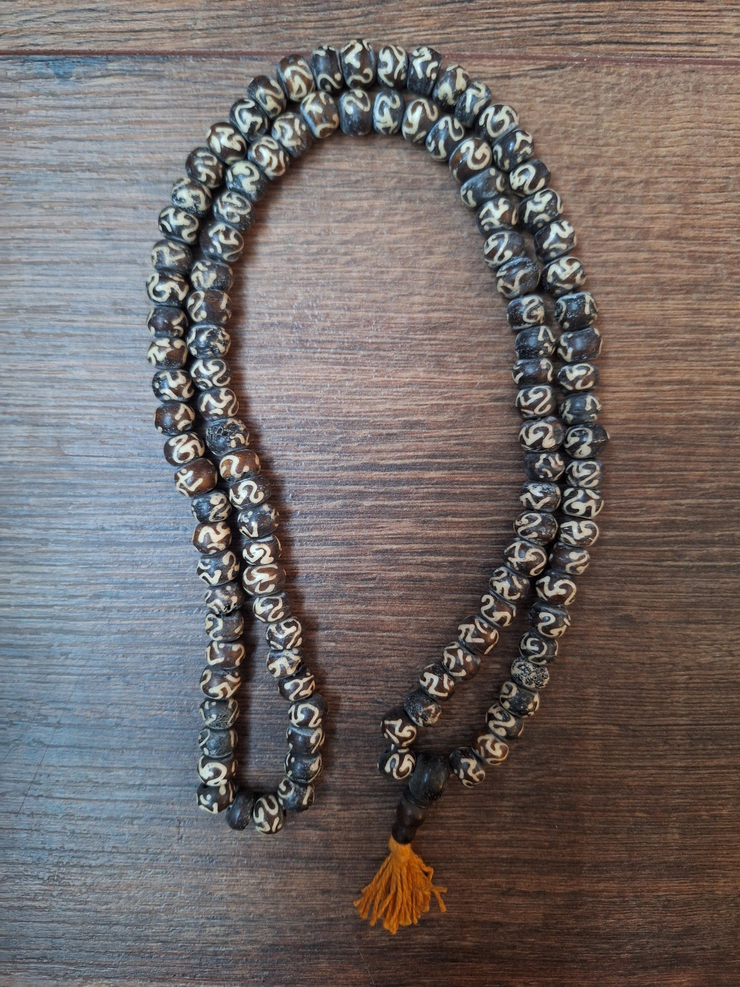 Vintage yak bone mala