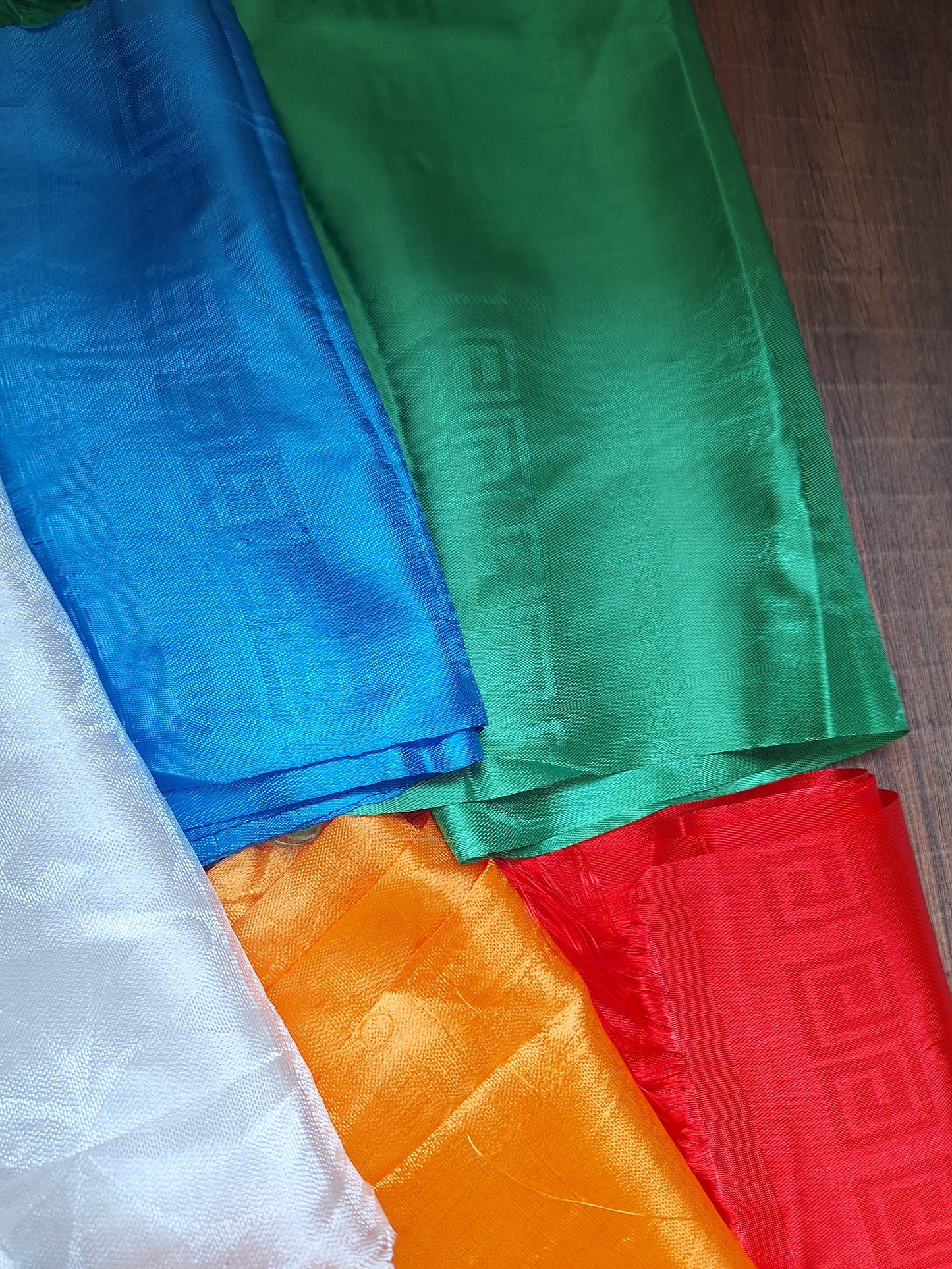 Khadak offering scarves, set of 5