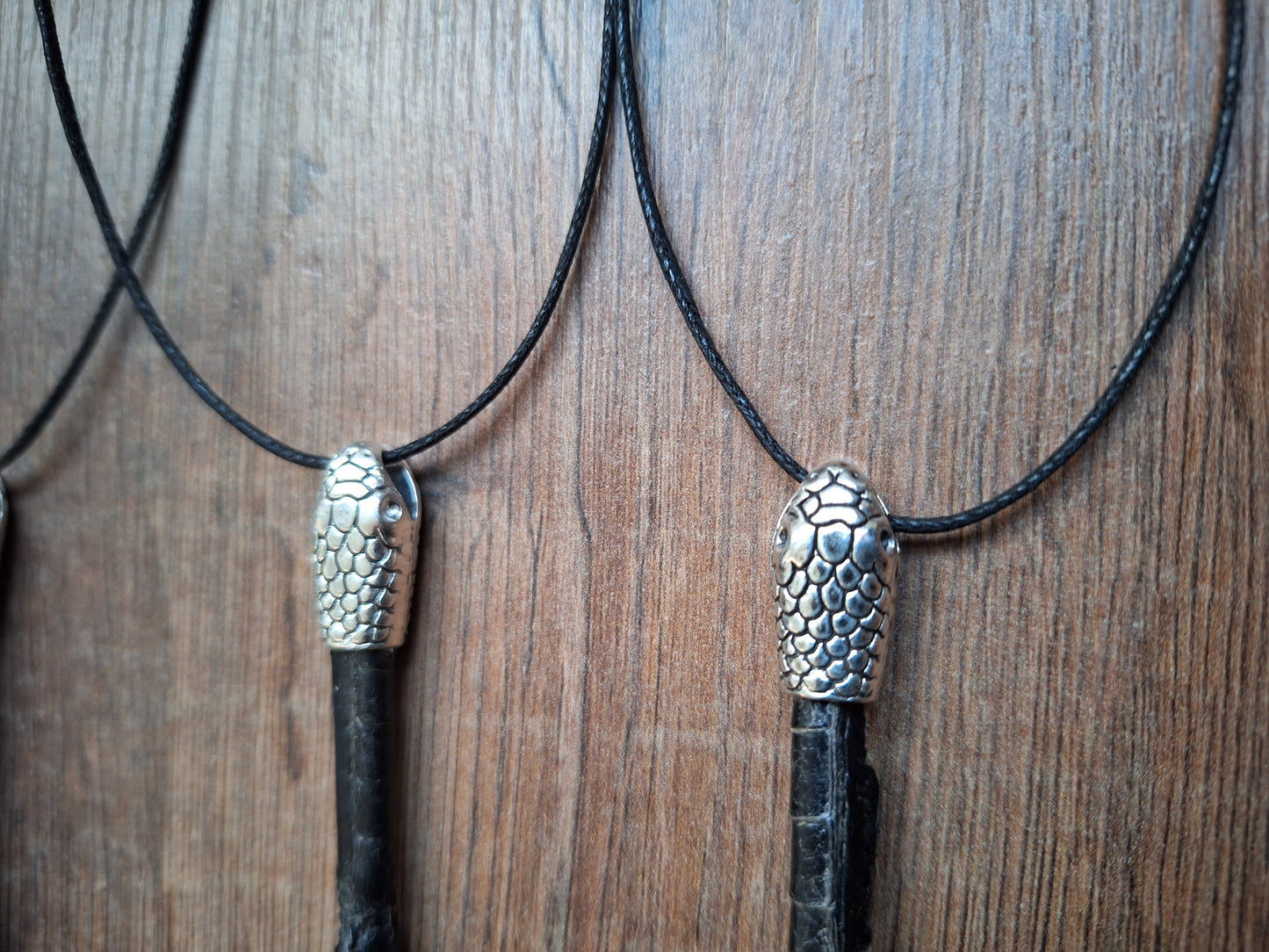 Crow claw amulet necklace