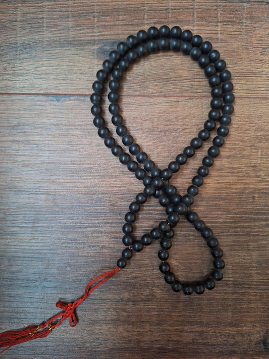 Vintage shaligram mala, crafting project