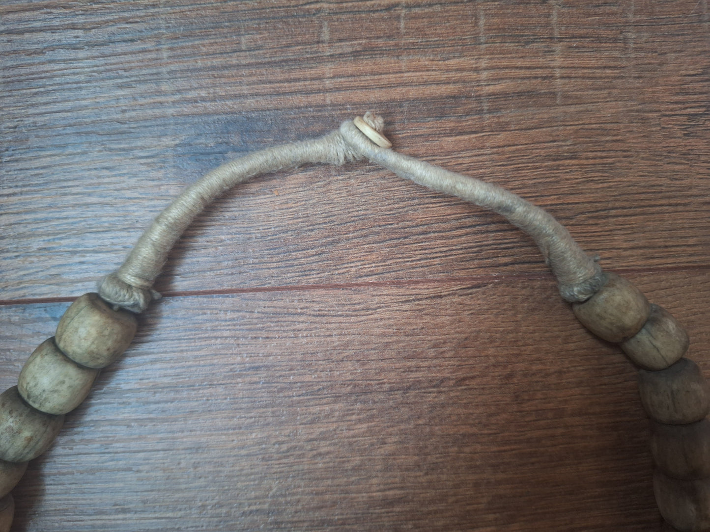 Old Nepalese bone bead necklace