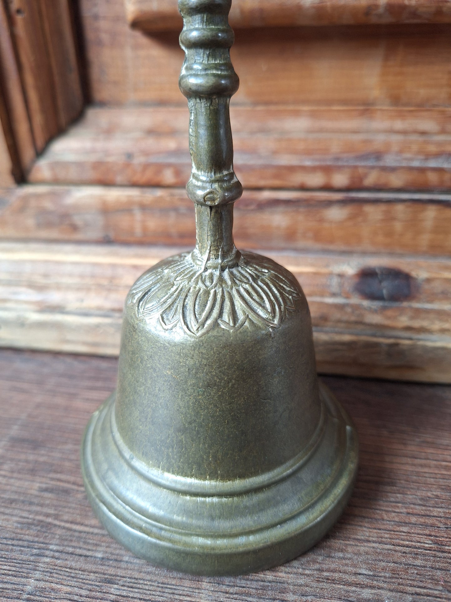 Vintage altar bell Tibetan Buddhist style #11, B-quality