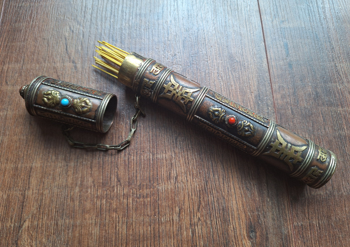Vintage Tibetan incense holder