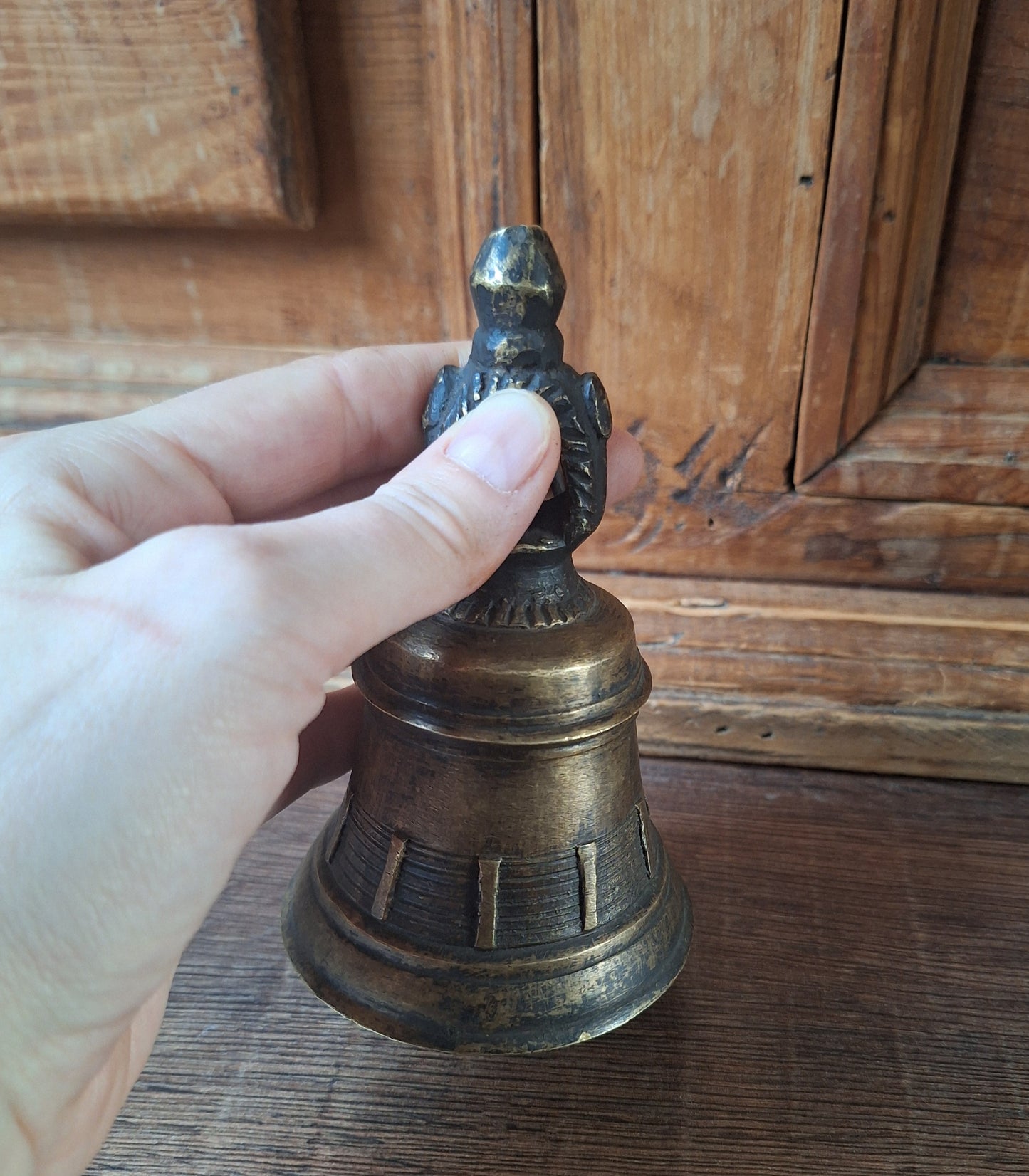 Old Nepalese temple bell