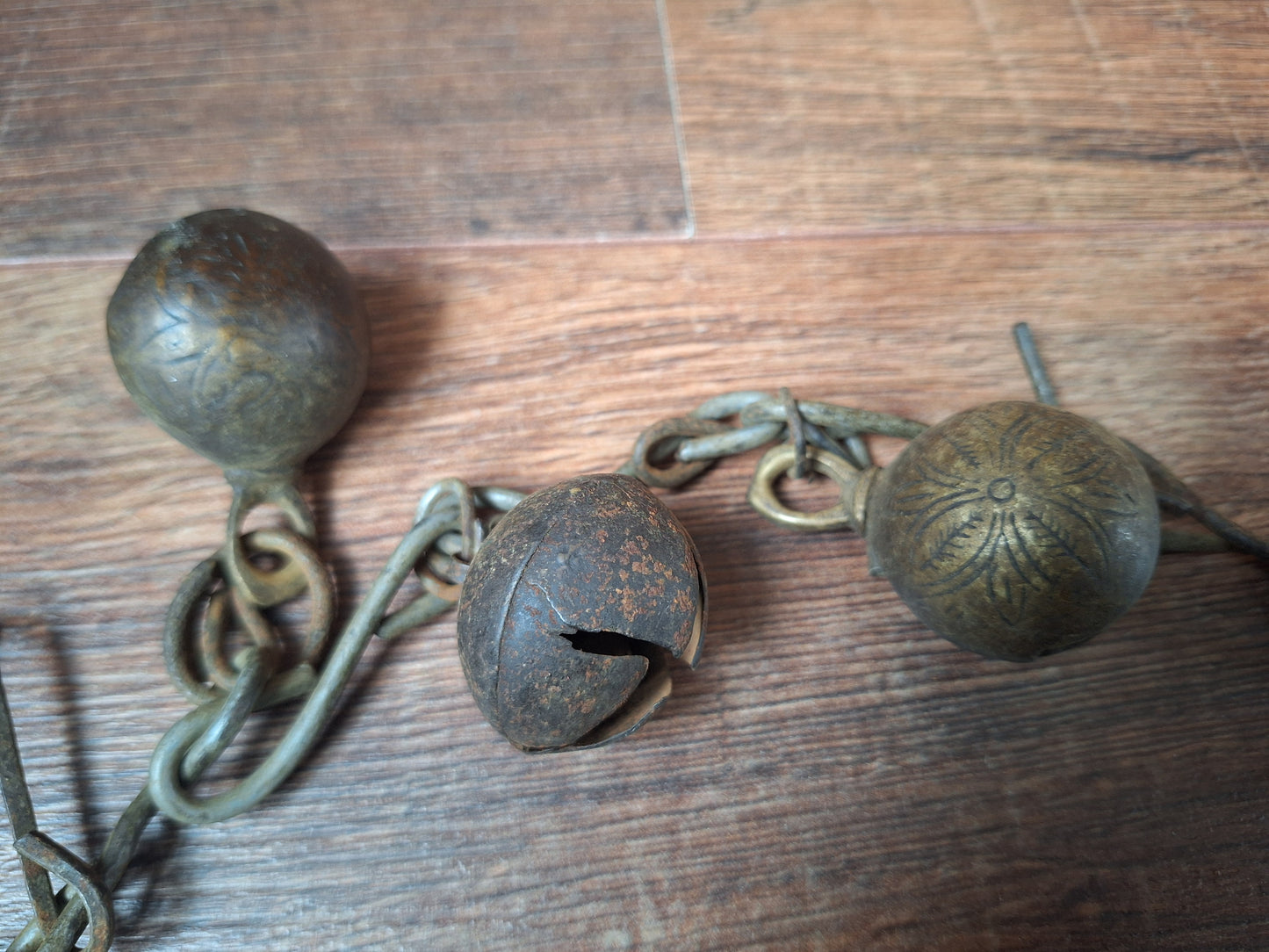 Old Nepalese shamanic bell chain