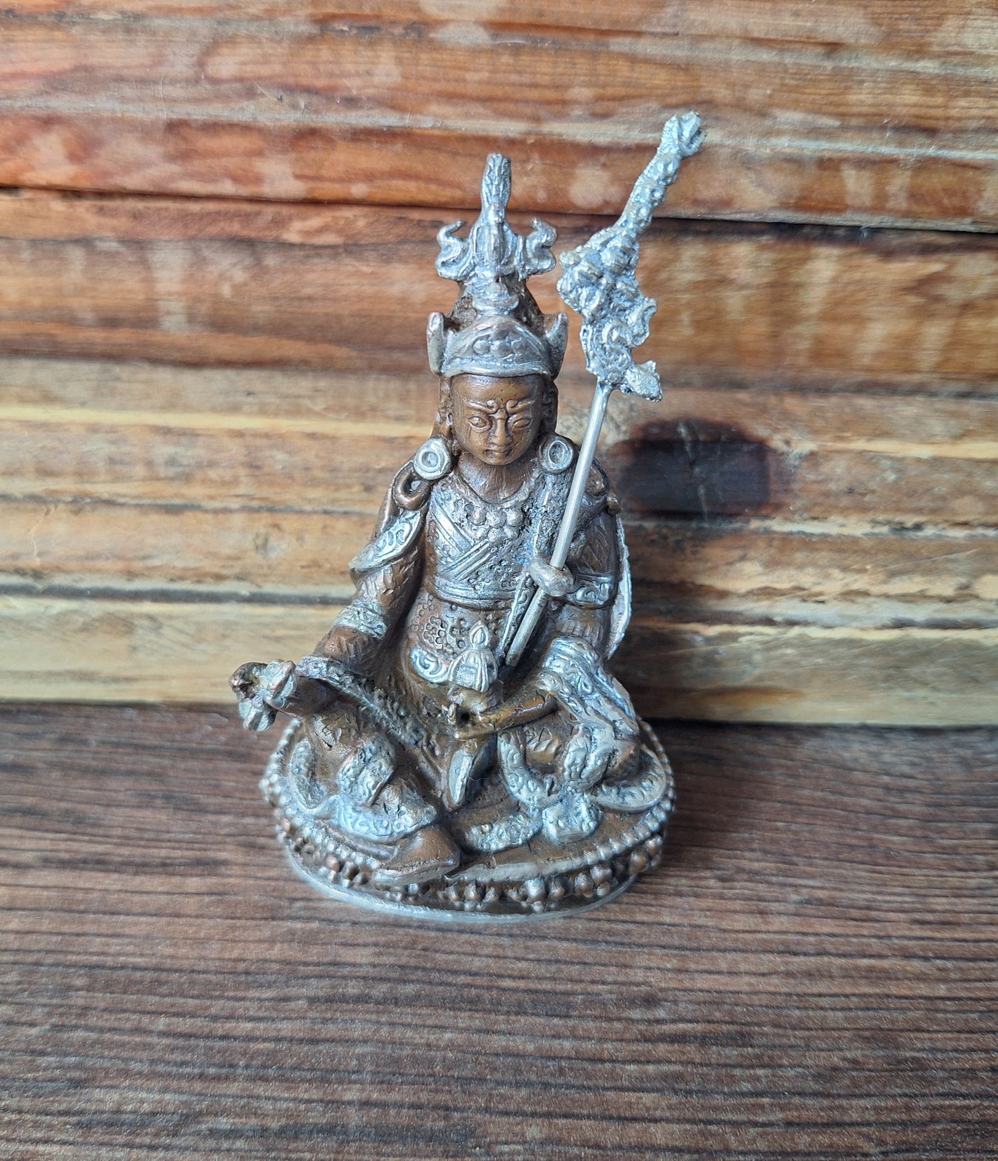 Red copper figurine Padmasambhava