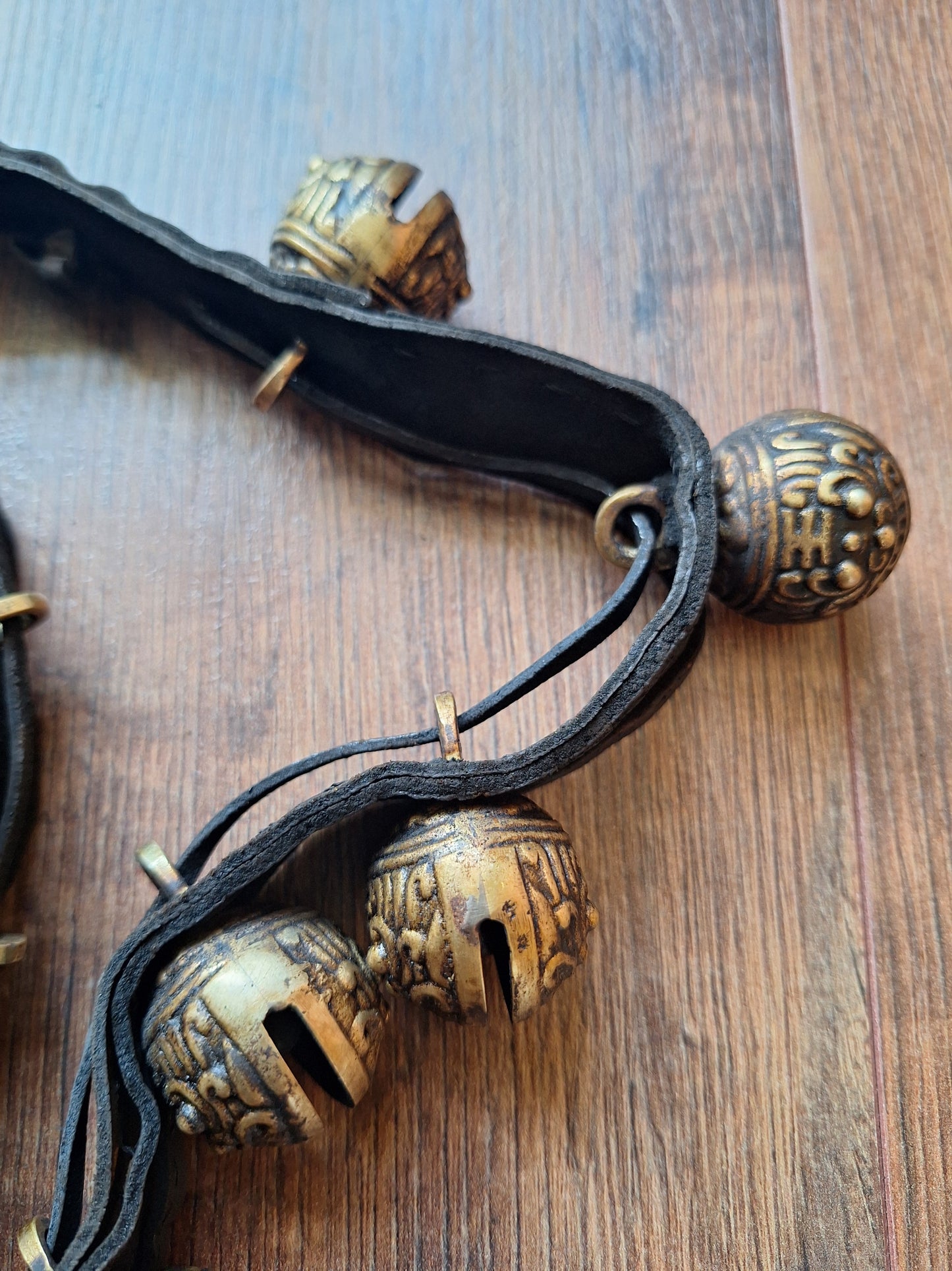 Vintage Himalayan bell strap #6