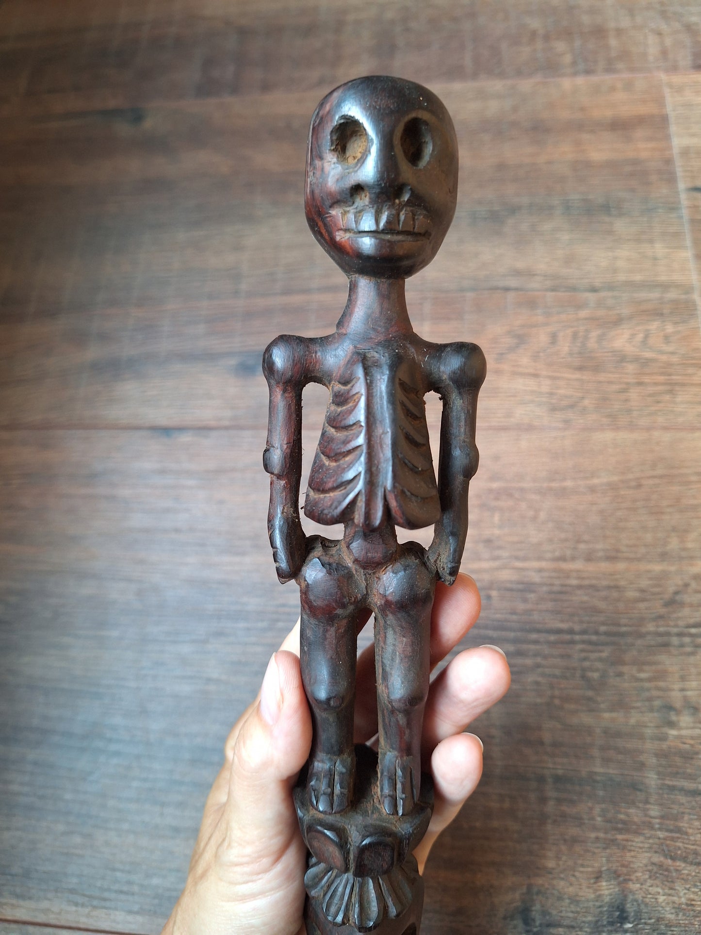 Wooden phurba Citipati