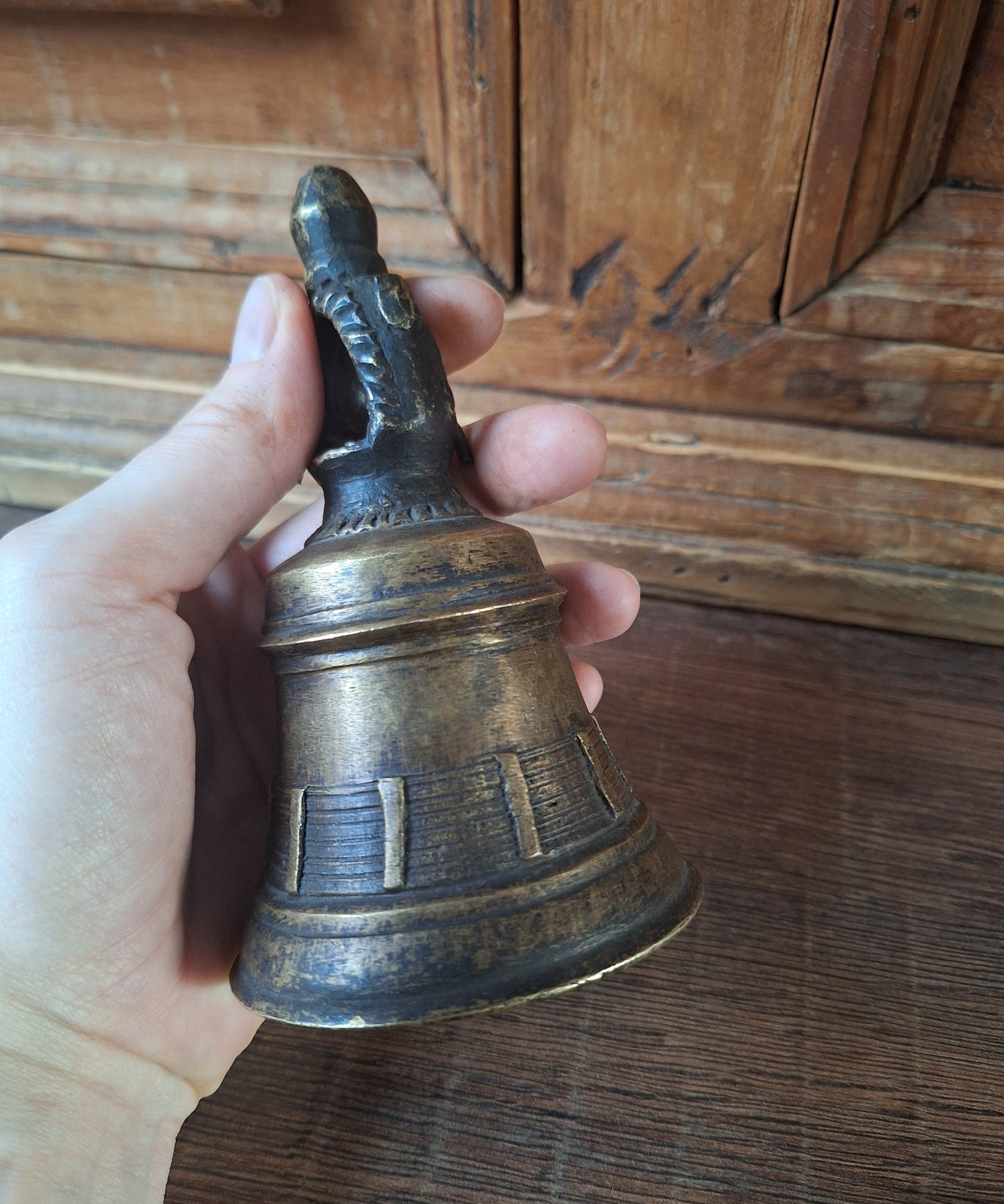 Old Nepalese temple bell