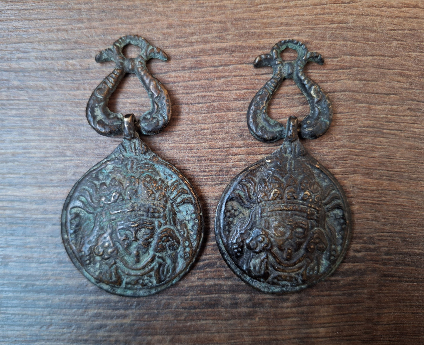 Old Nepalese melong Kali en Si Pa Ho 43 millimeters