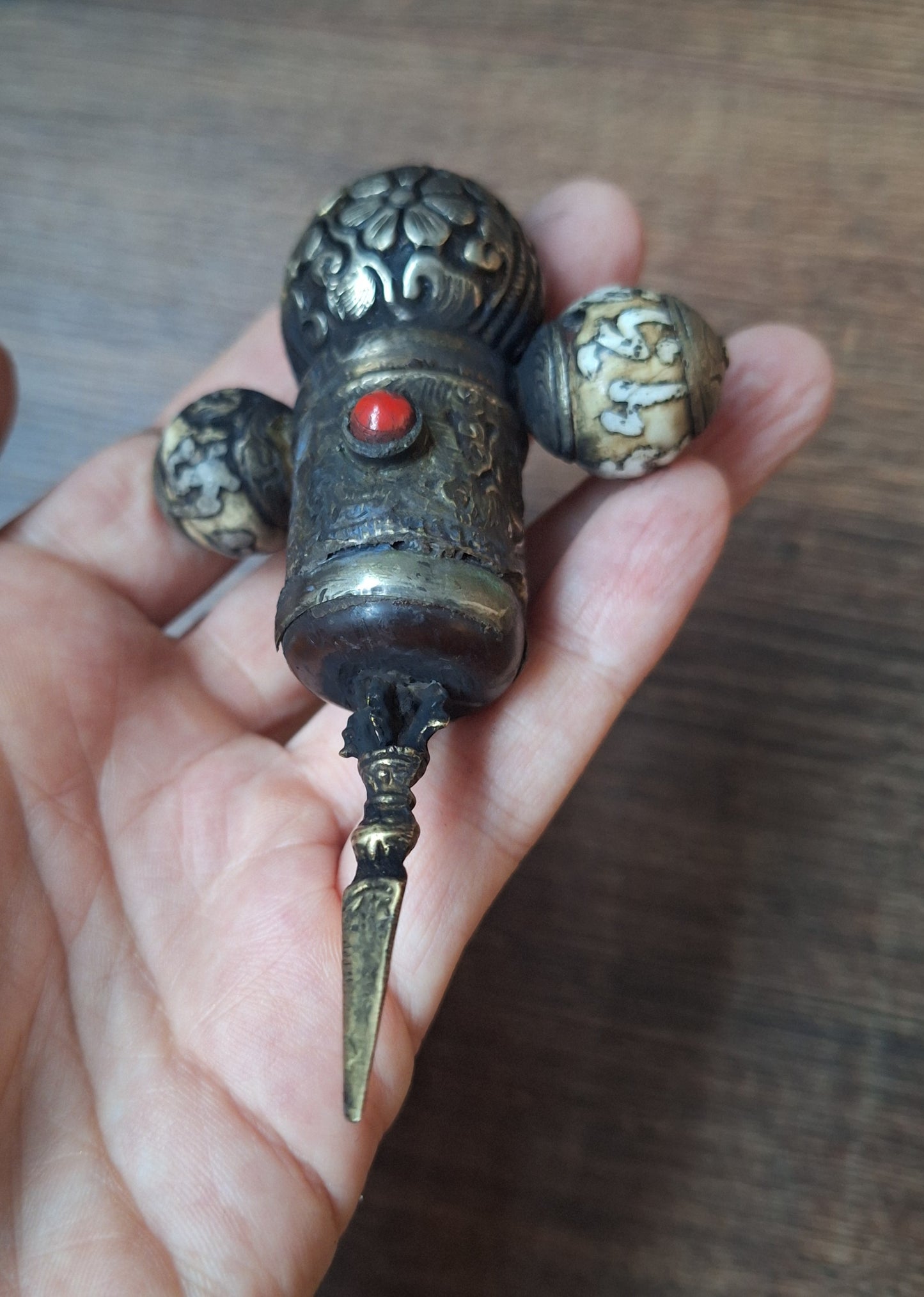 Vintage Nepalese handmade ritual object