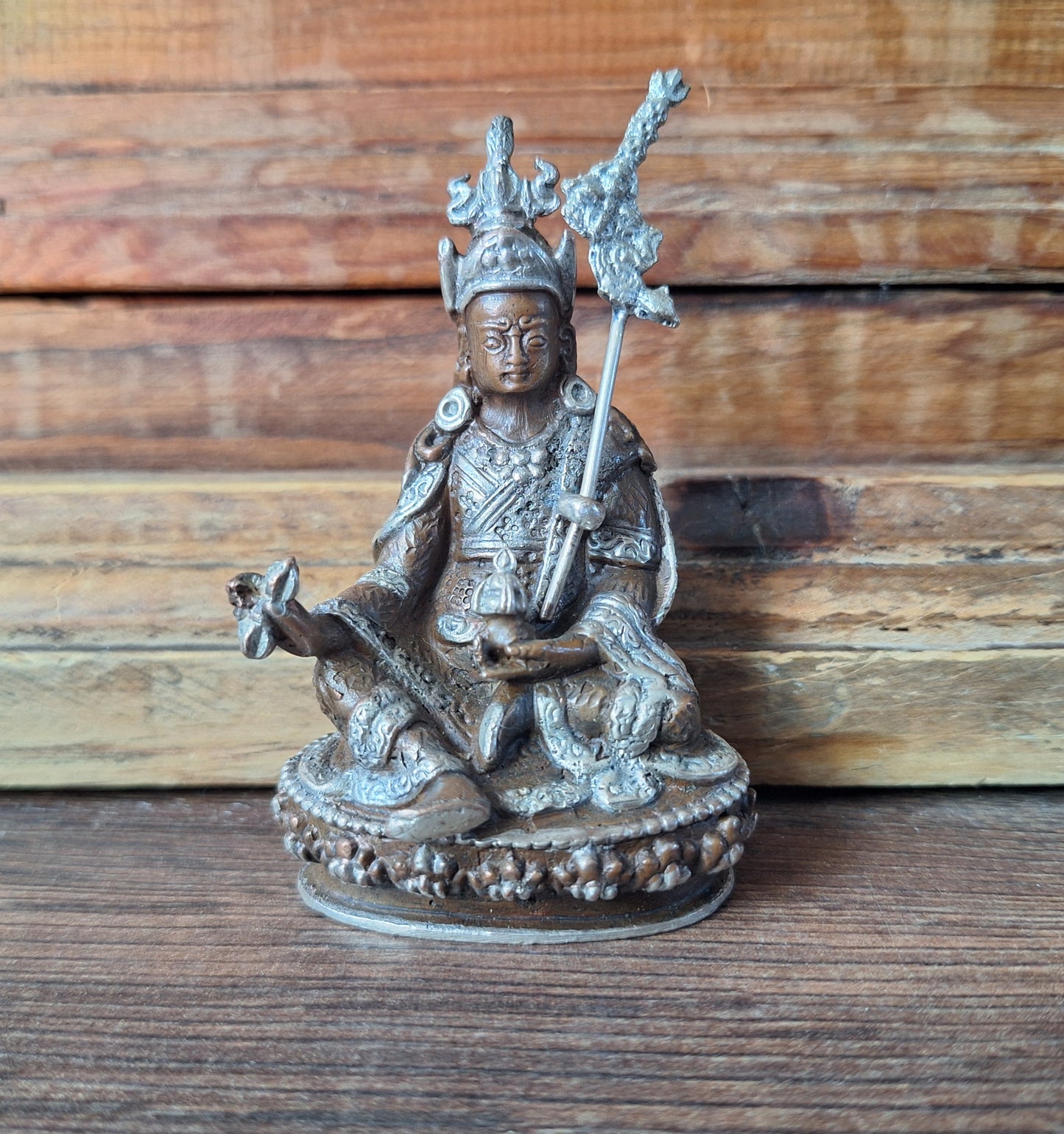 Red copper figurine Padmasambhava