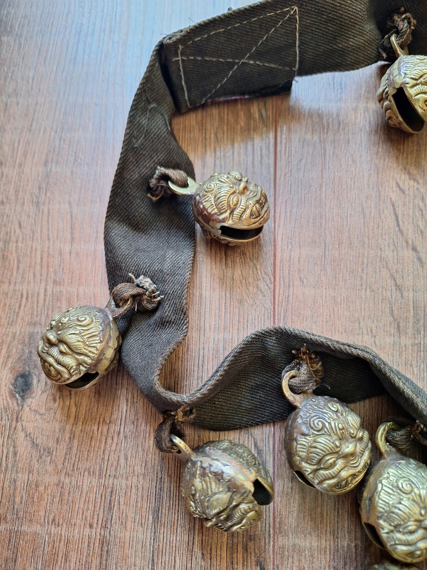 Vintage Himalayan bell strap #5