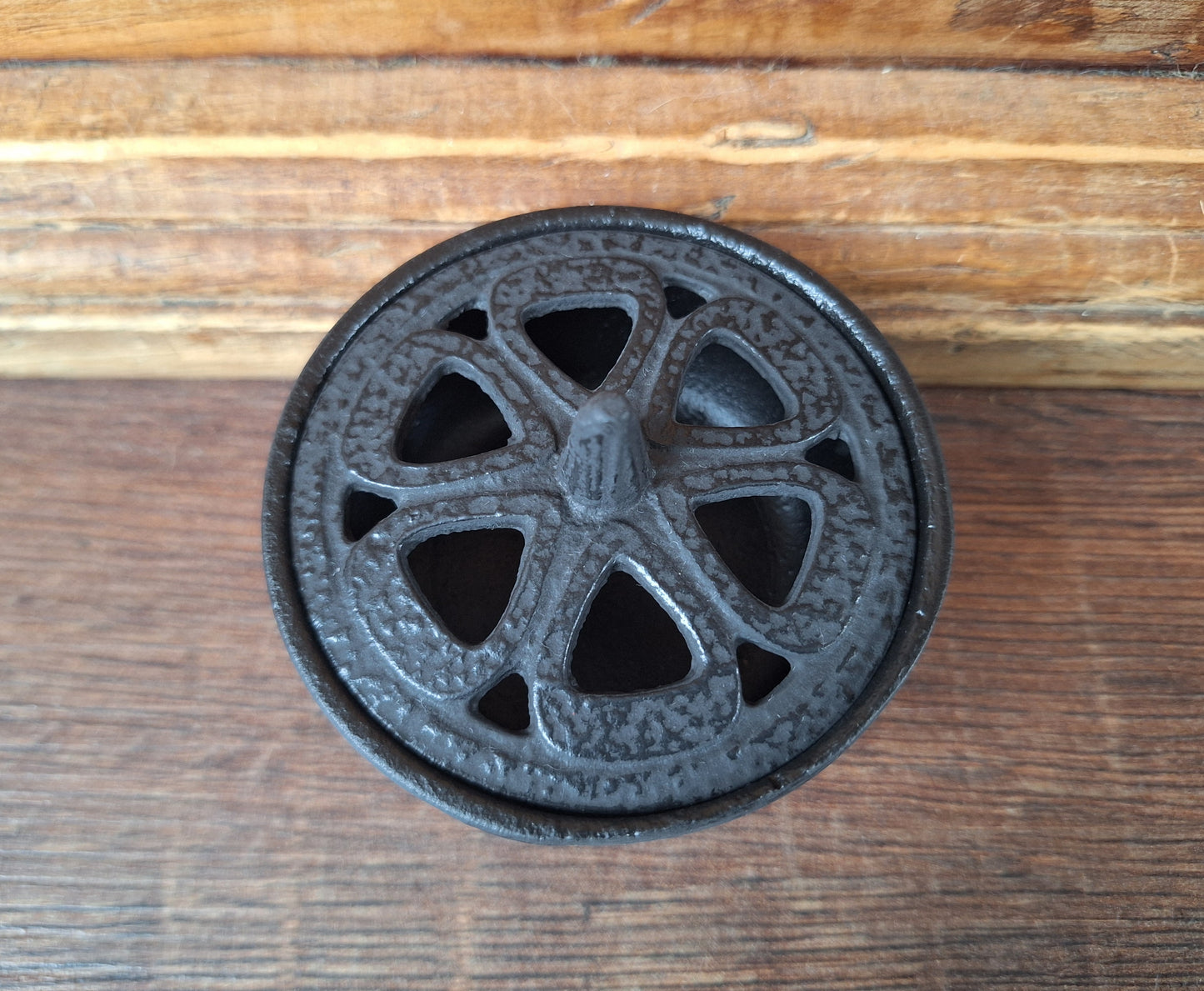 Cast iron incense burner