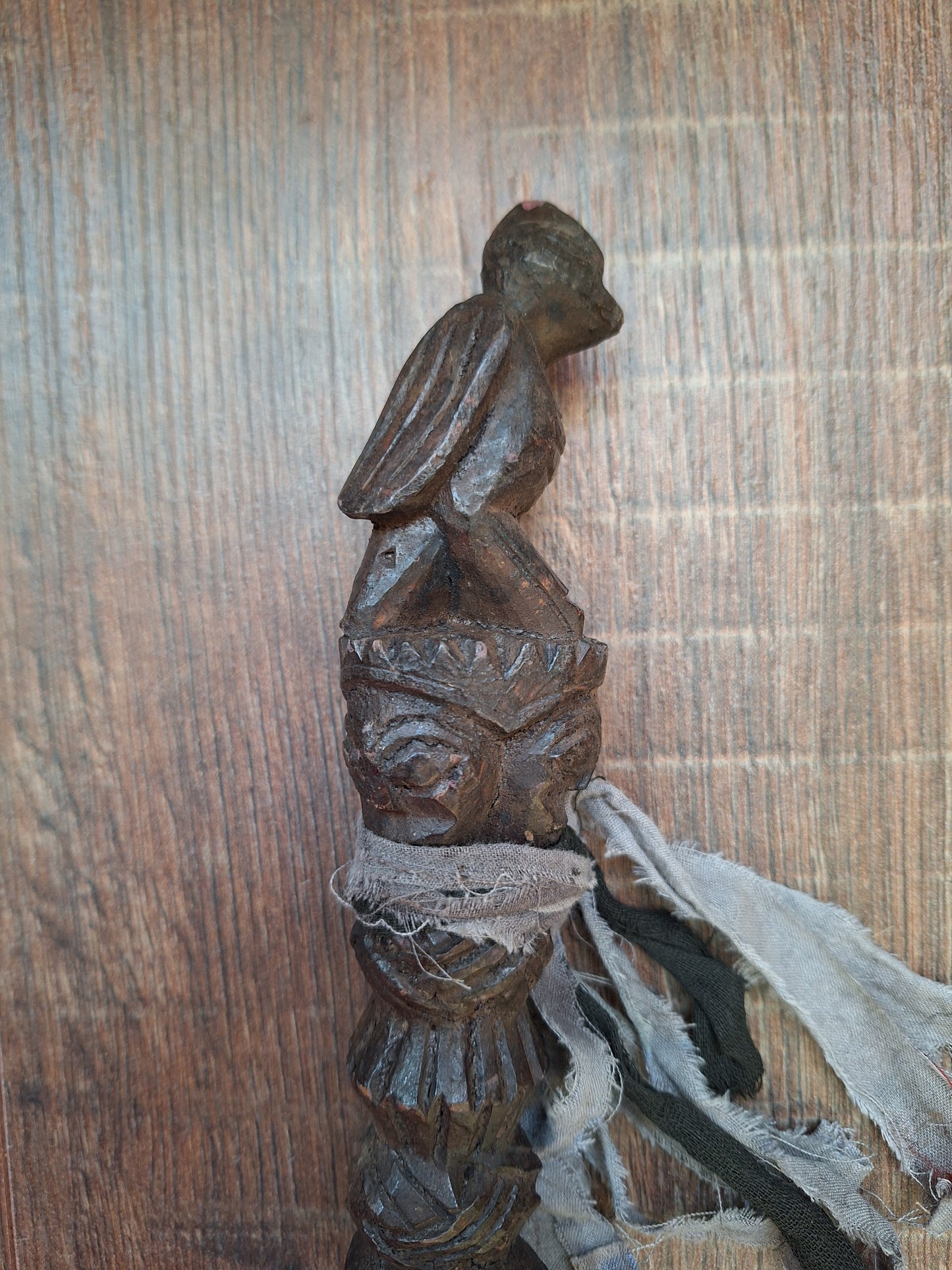 Antique wooden phurba #43