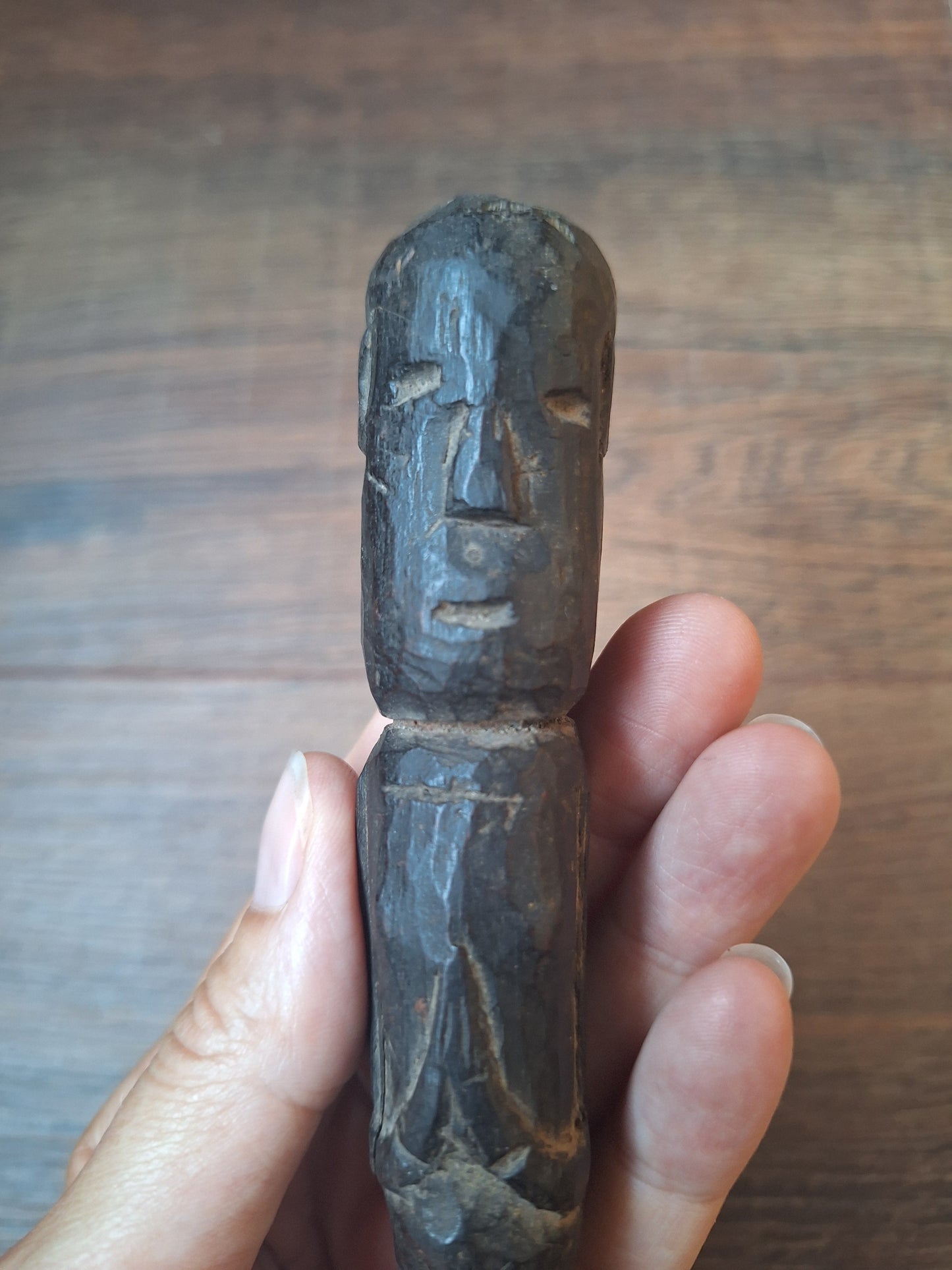 Antique wooden phurba #59