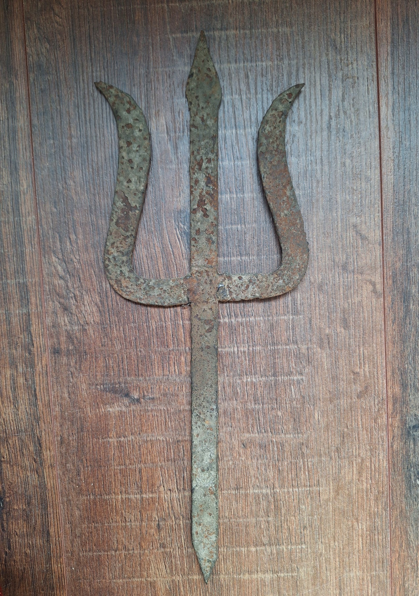 Old Nepalese iron trident 39,5 cm