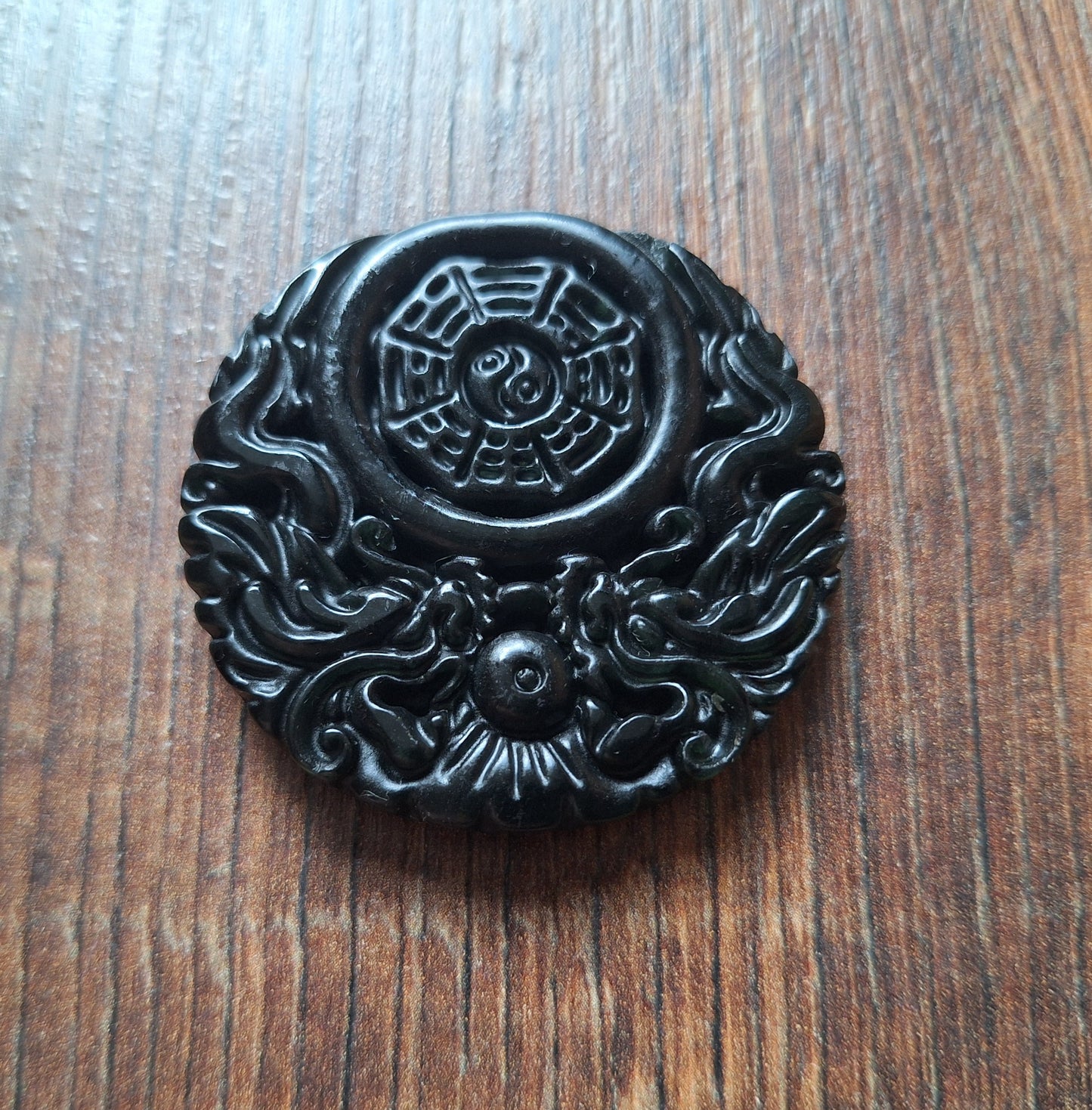 Jade pendant Bagua