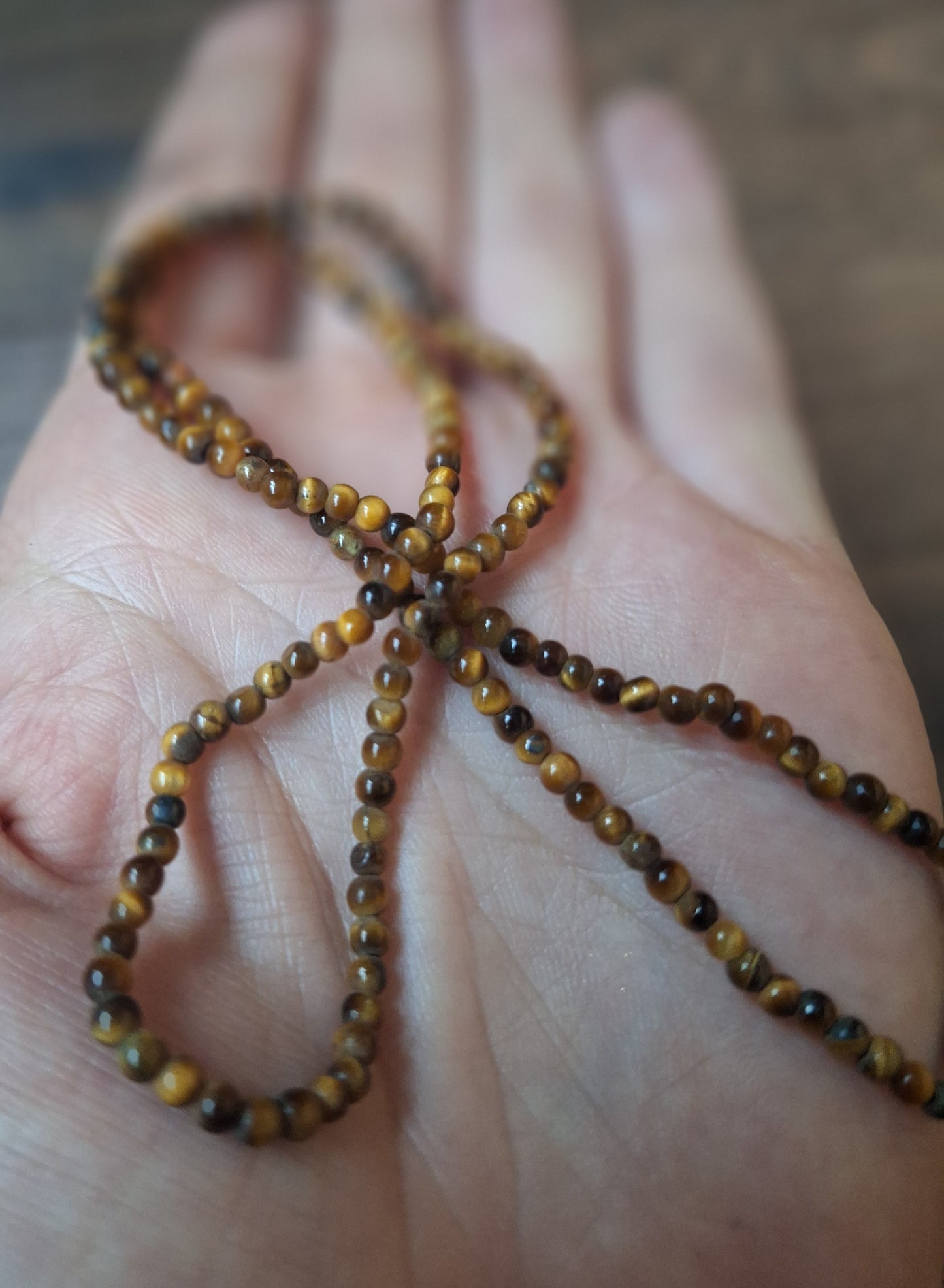 Vintage tiger's eye necklace