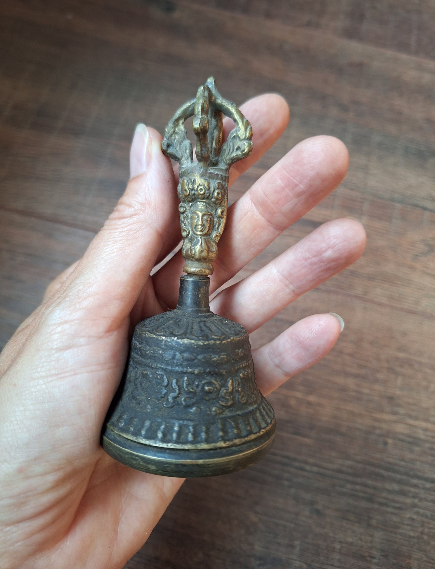 Old altar bell Tibetan Buddhist style, small #3, B-quality