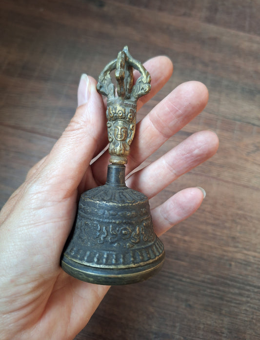 Old altar bell Tibetan Buddhist style, small #3, B-quality