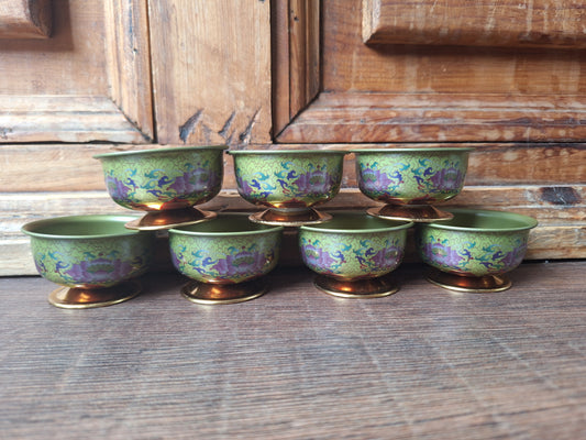 Aluminum offering bowl Lotus Flower