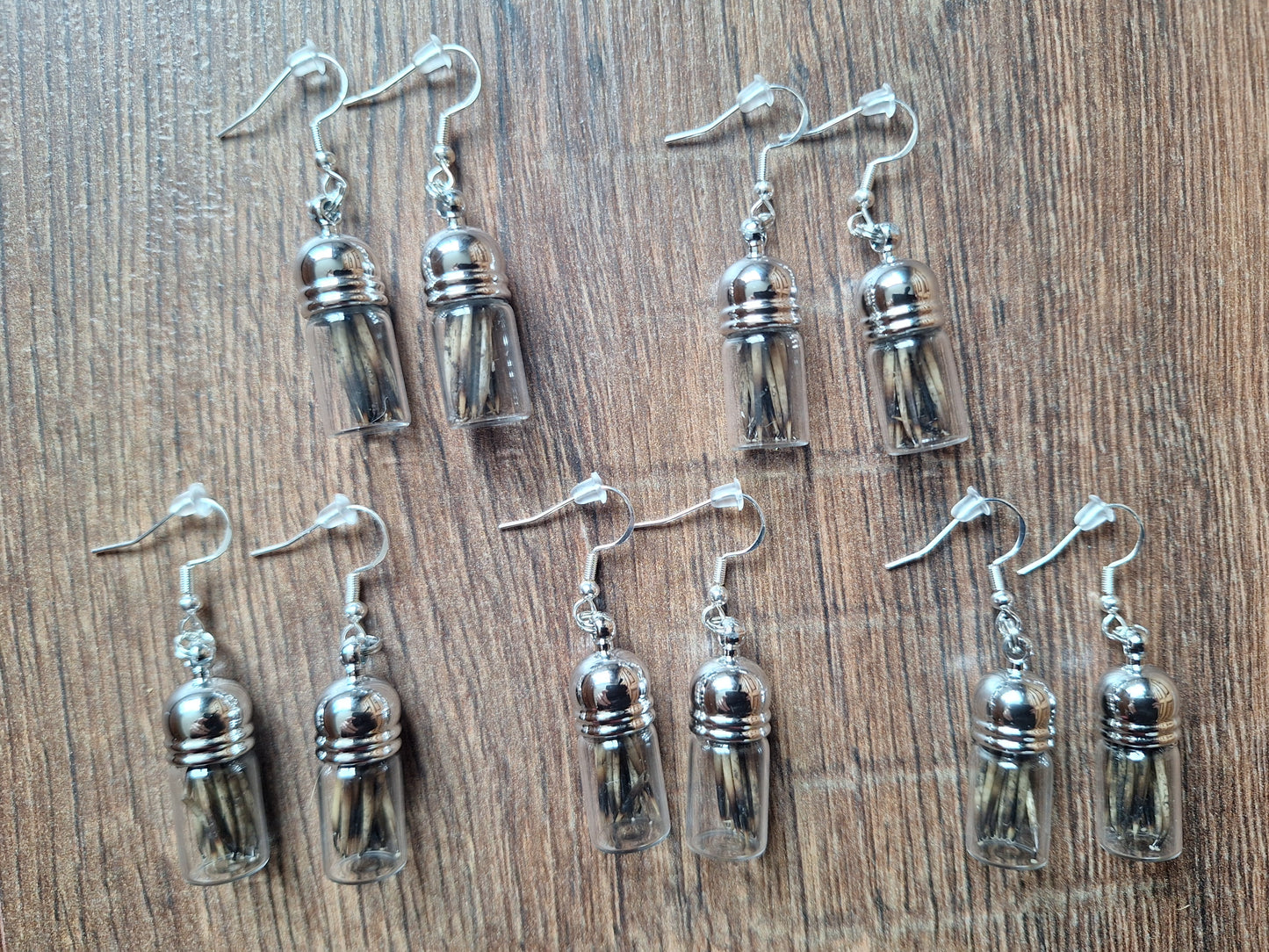 Hedgehog spikes amulet earrings