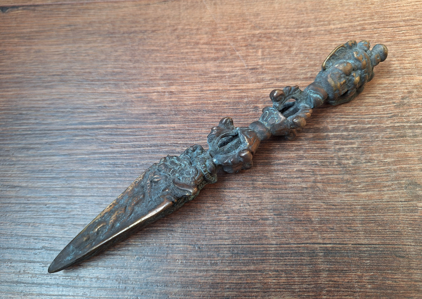 Antique bronze phurba #10