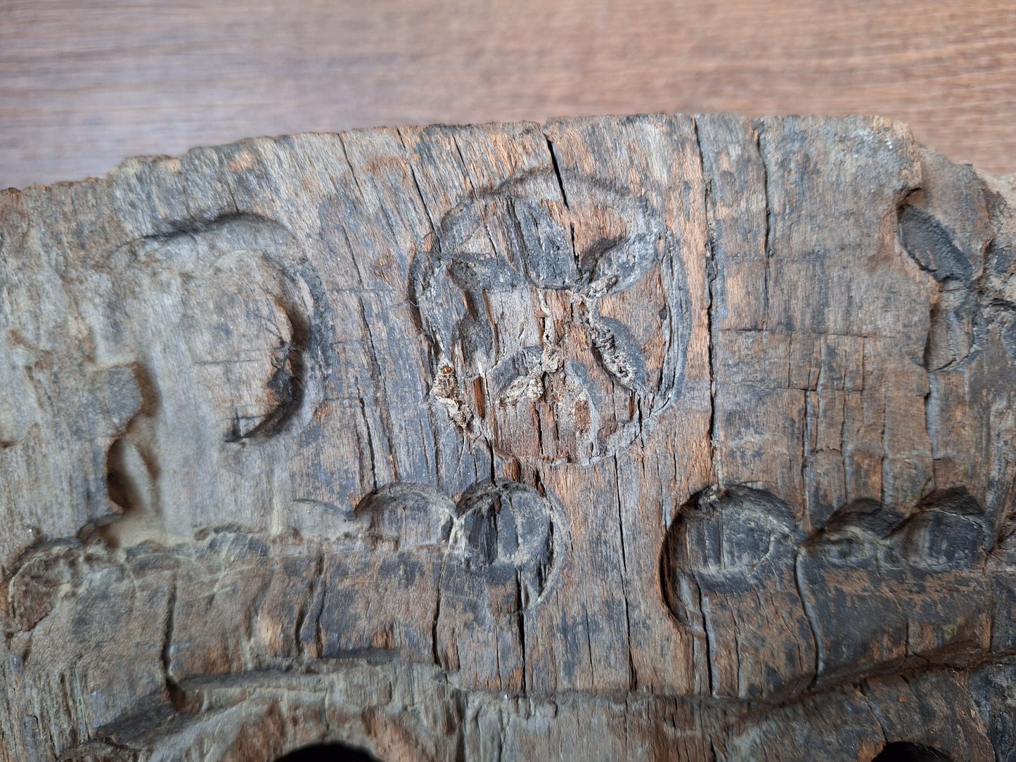 Antique Nepalese wooden mask