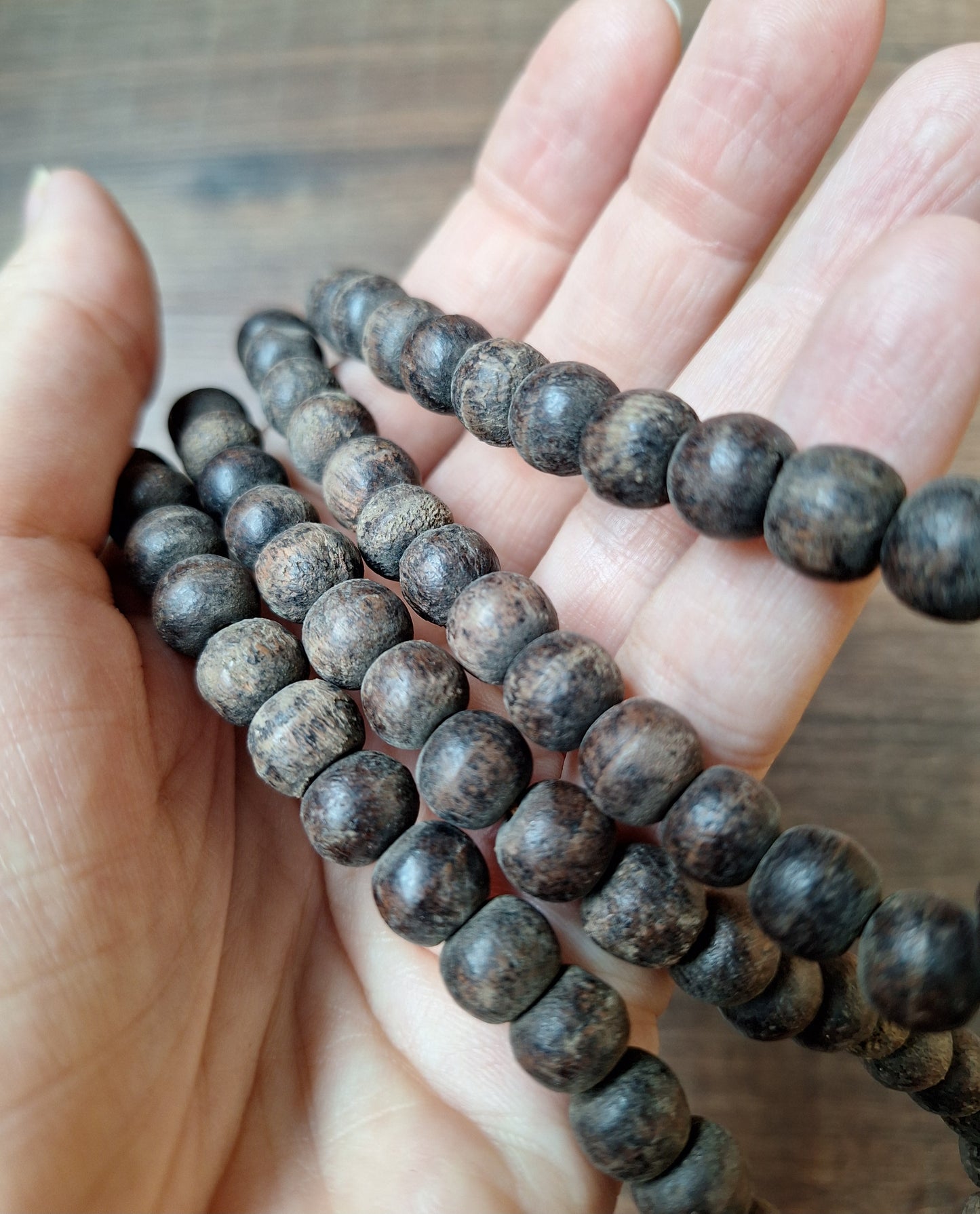 Vintage wooden mala