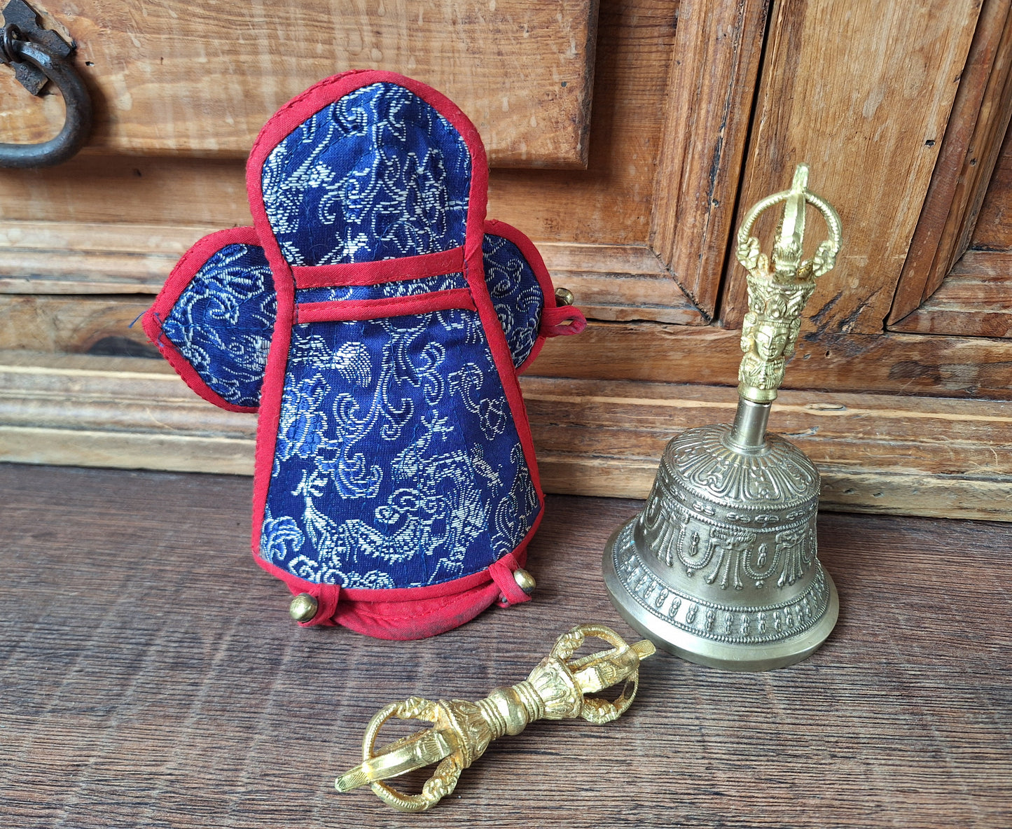 Tibetan buddhist bell and dorje set