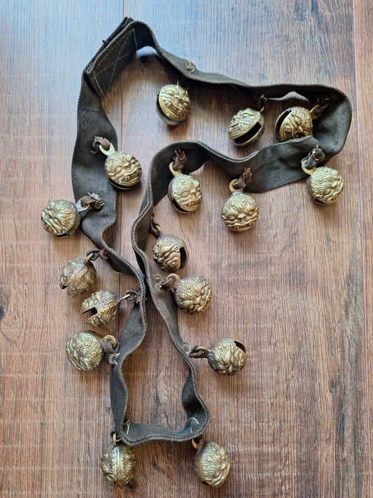 Vintage Himalayan bell strap #5