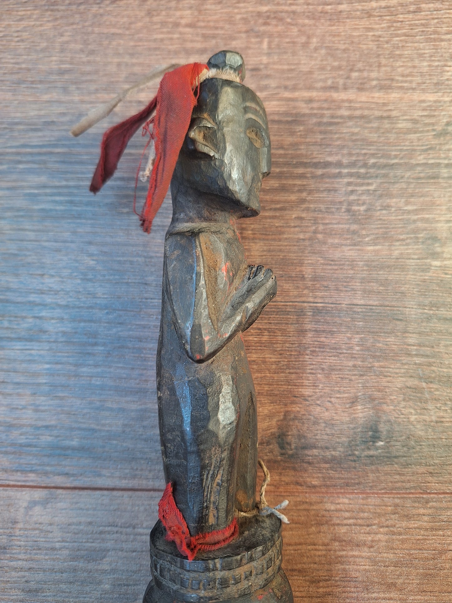 Antique wooden phurba #54