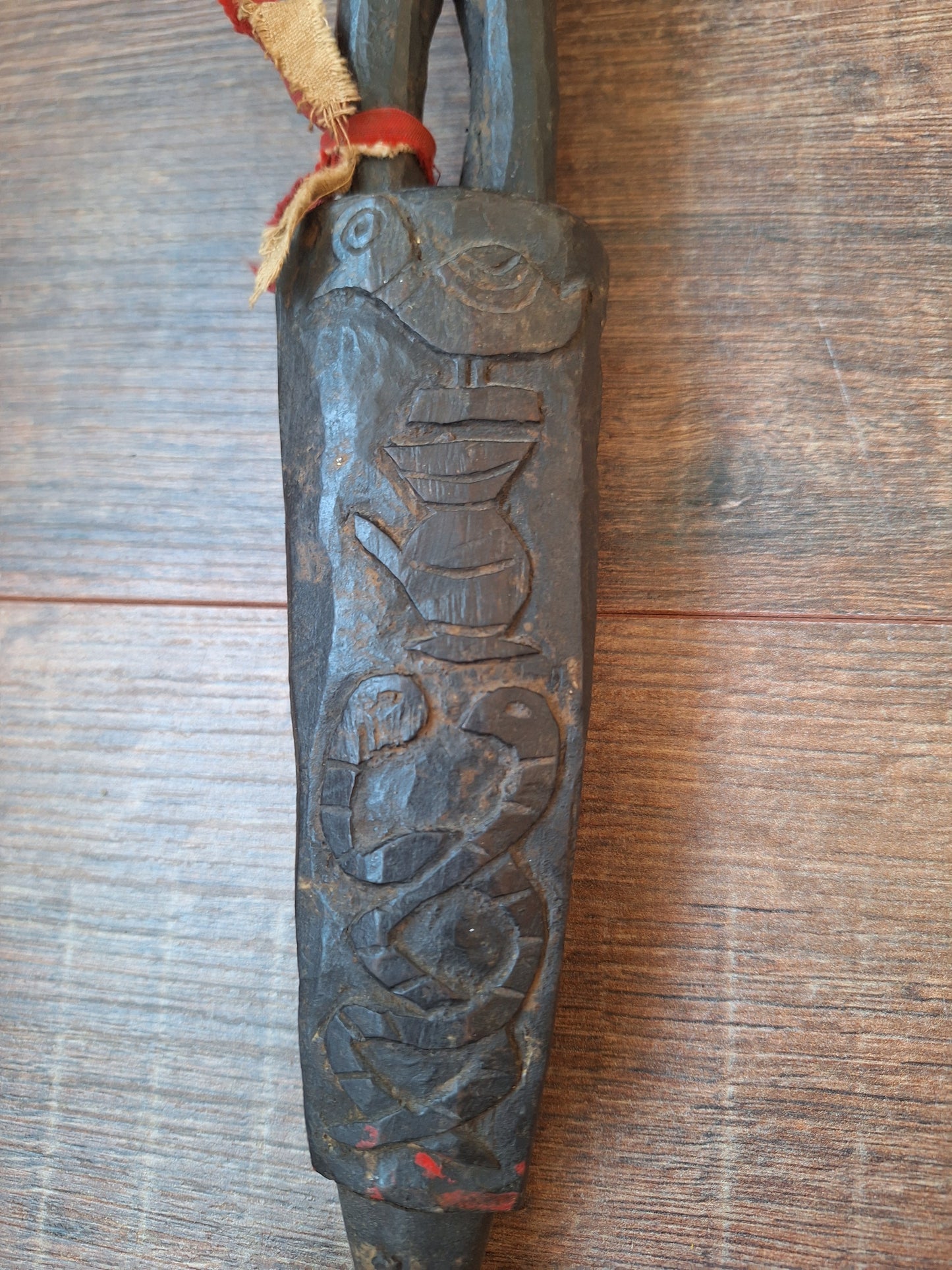 Antique wooden phurba #50