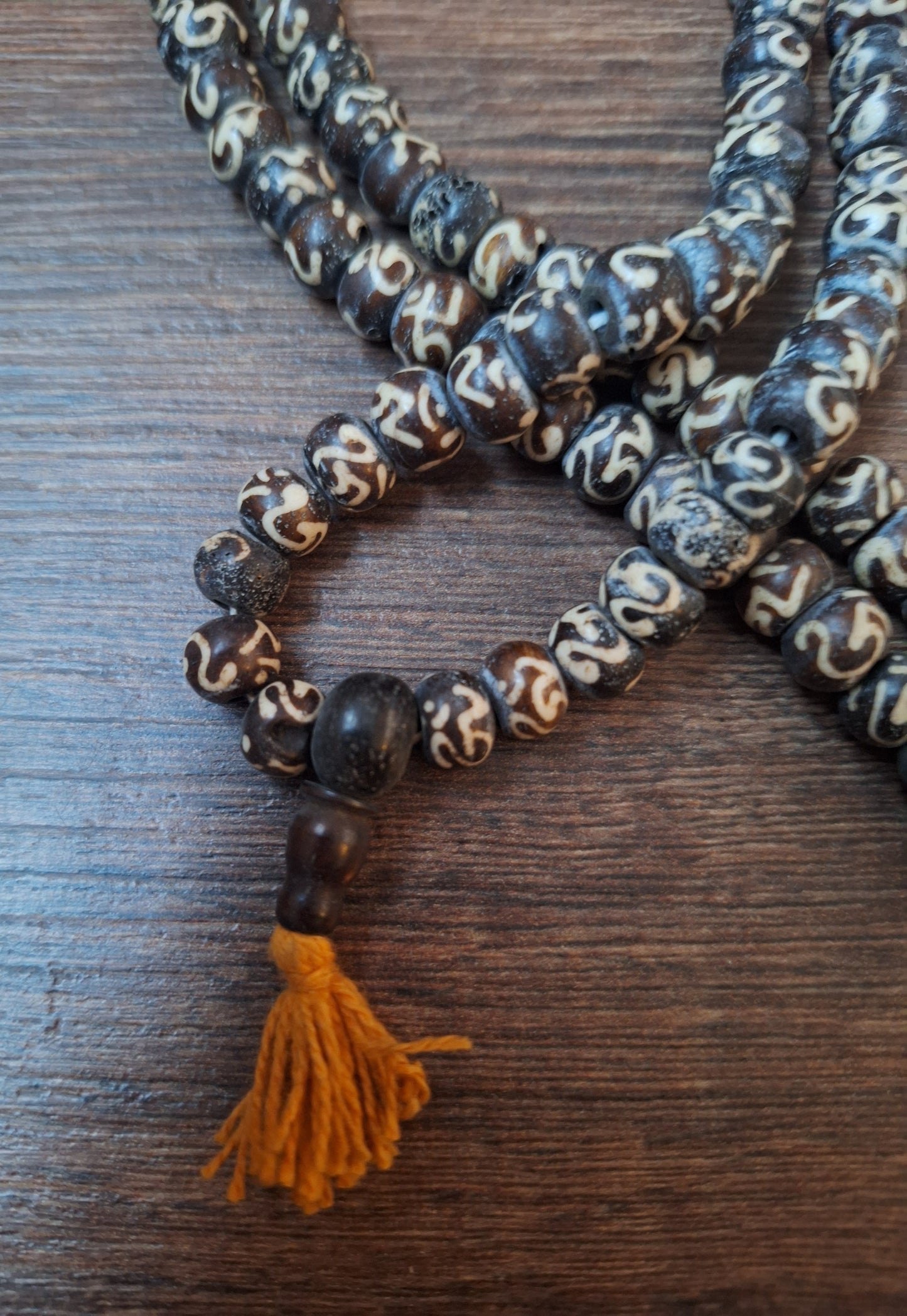 Vintage yak bone mala