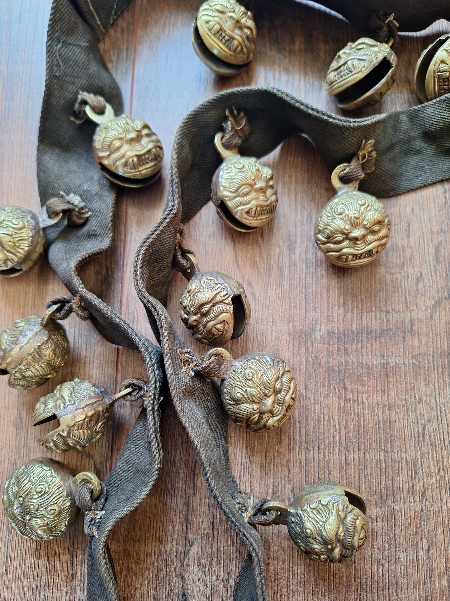 Vintage Himalayan bell strap #5