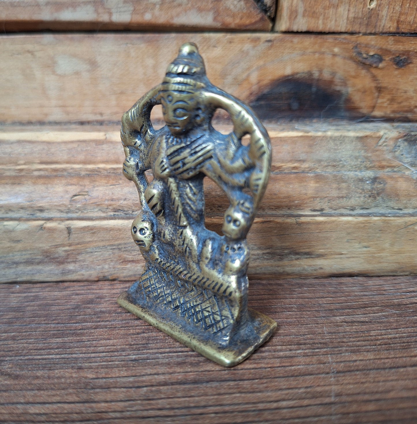 Vintage brass Kali figurine