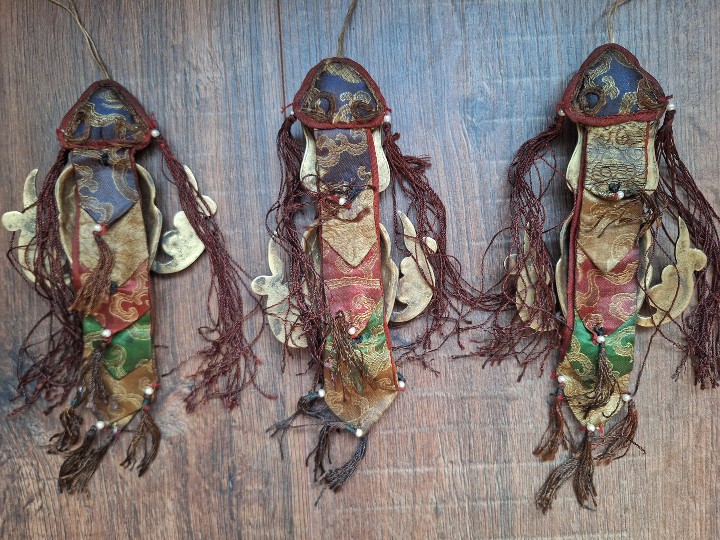Vintage Tibetan amulet wallhanger Citipati