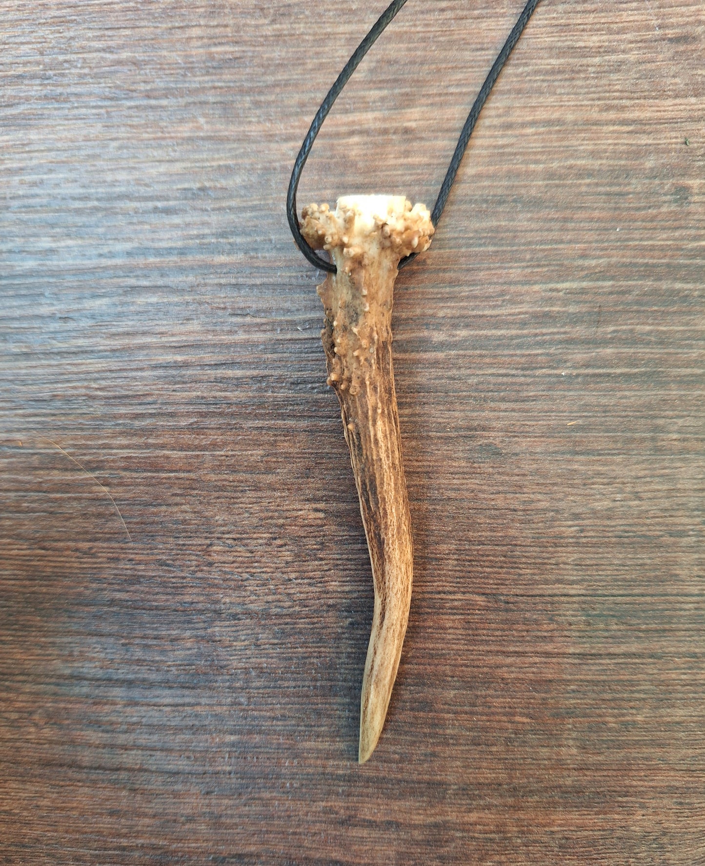 Roe deer antler necklaces
