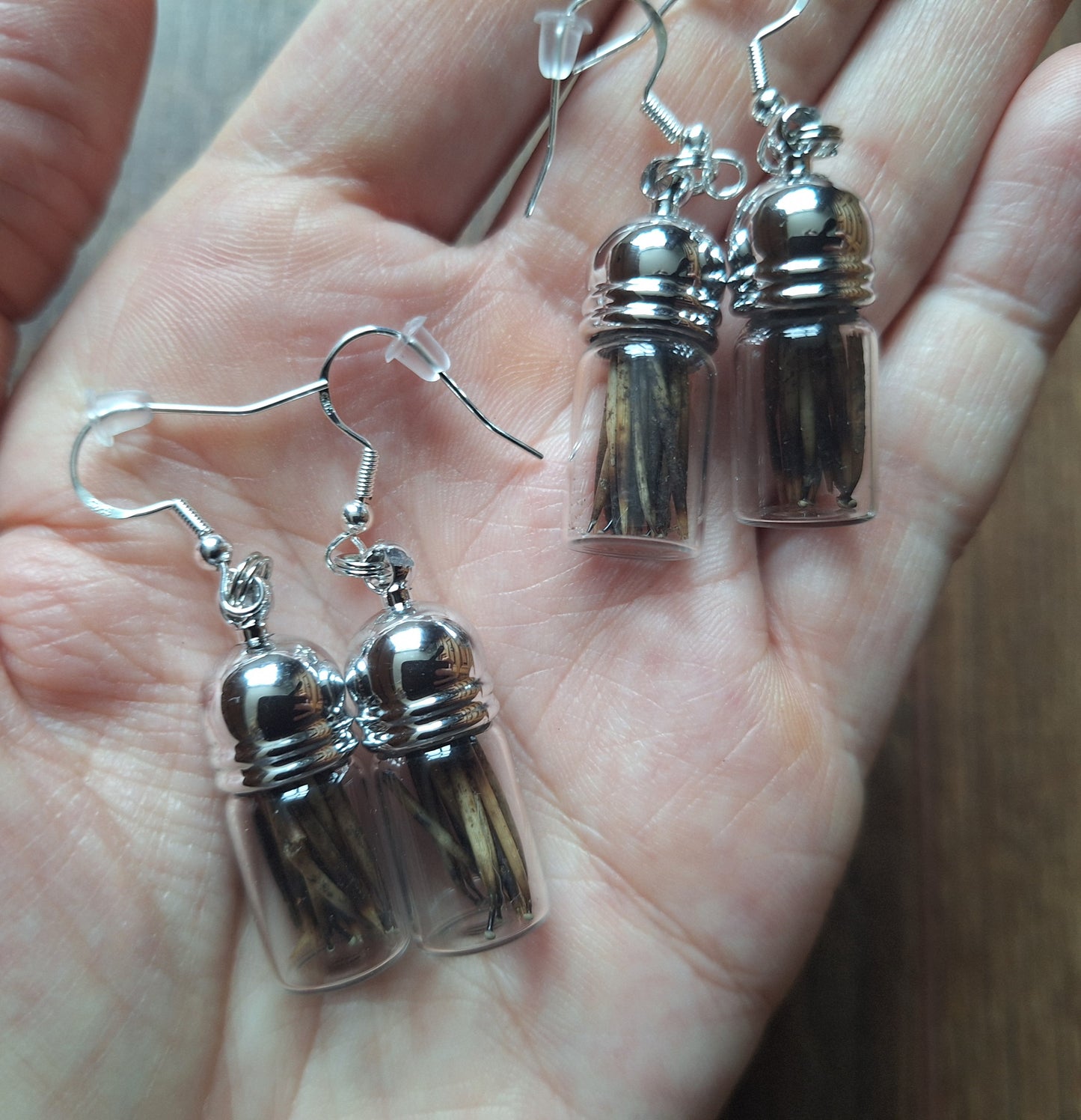 Hedgehog spikes amulet earrings
