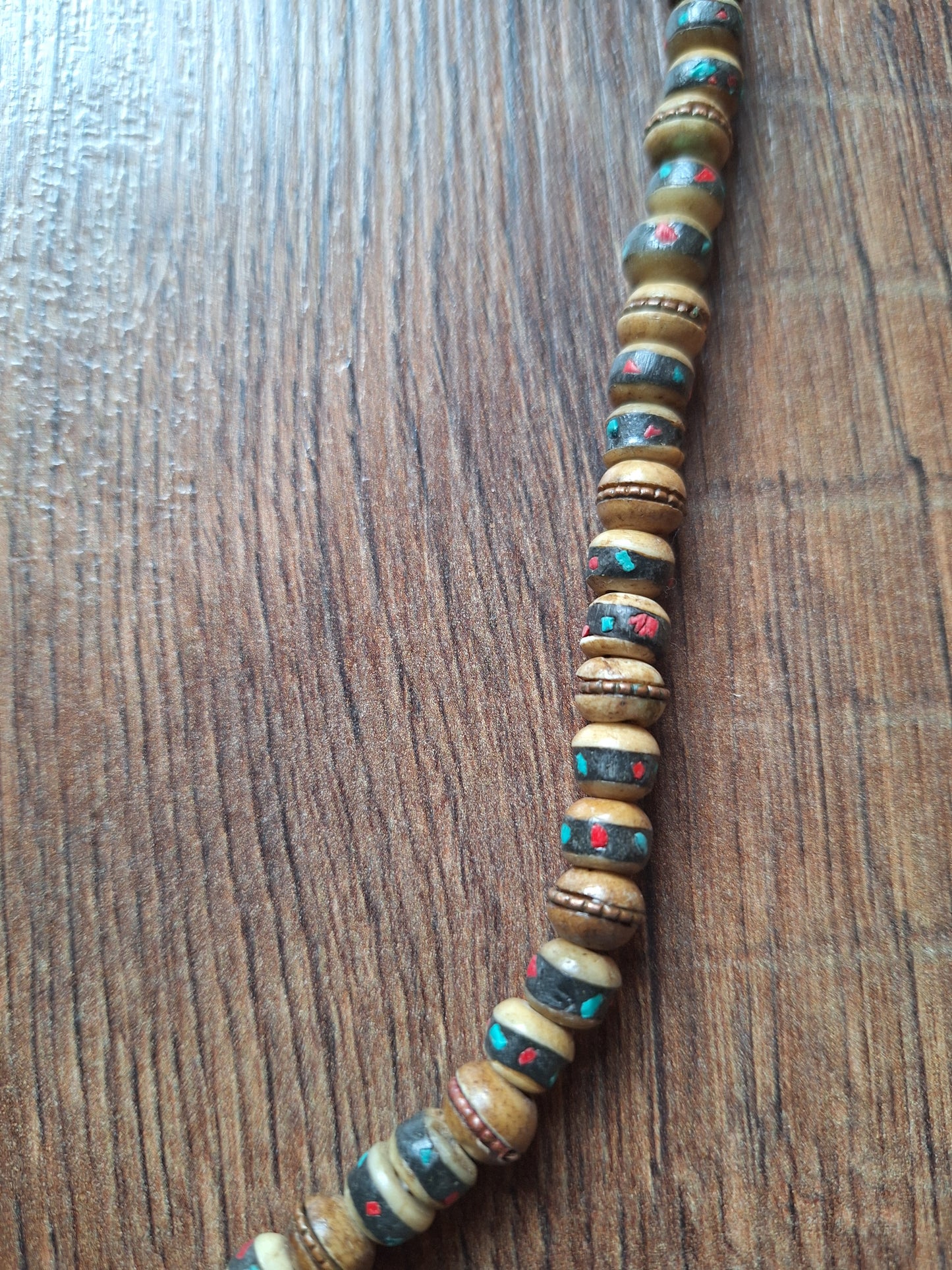 Vintage Tibetan yak bone mala