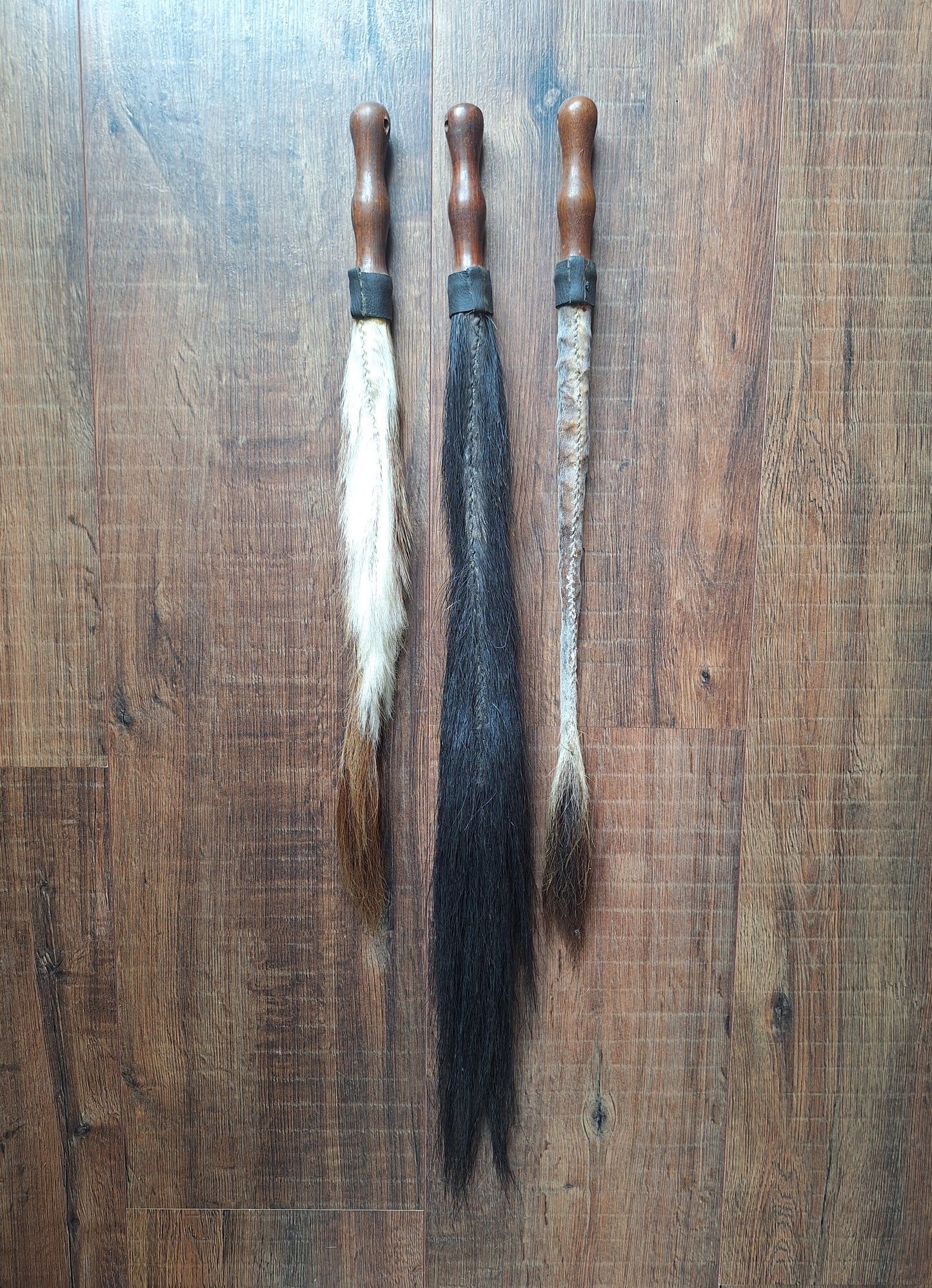Vintage African fly whisks
