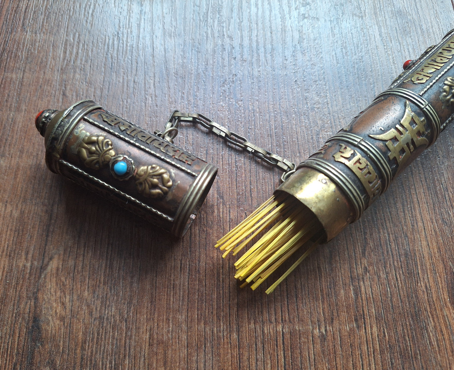 Vintage Tibetan incense holder