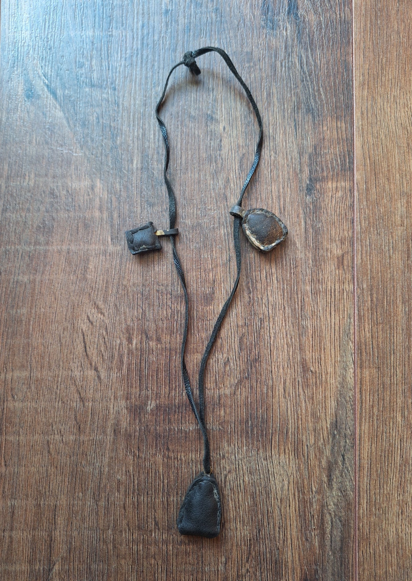 Vintage buddhist amulet necklace Amitabha Buddha