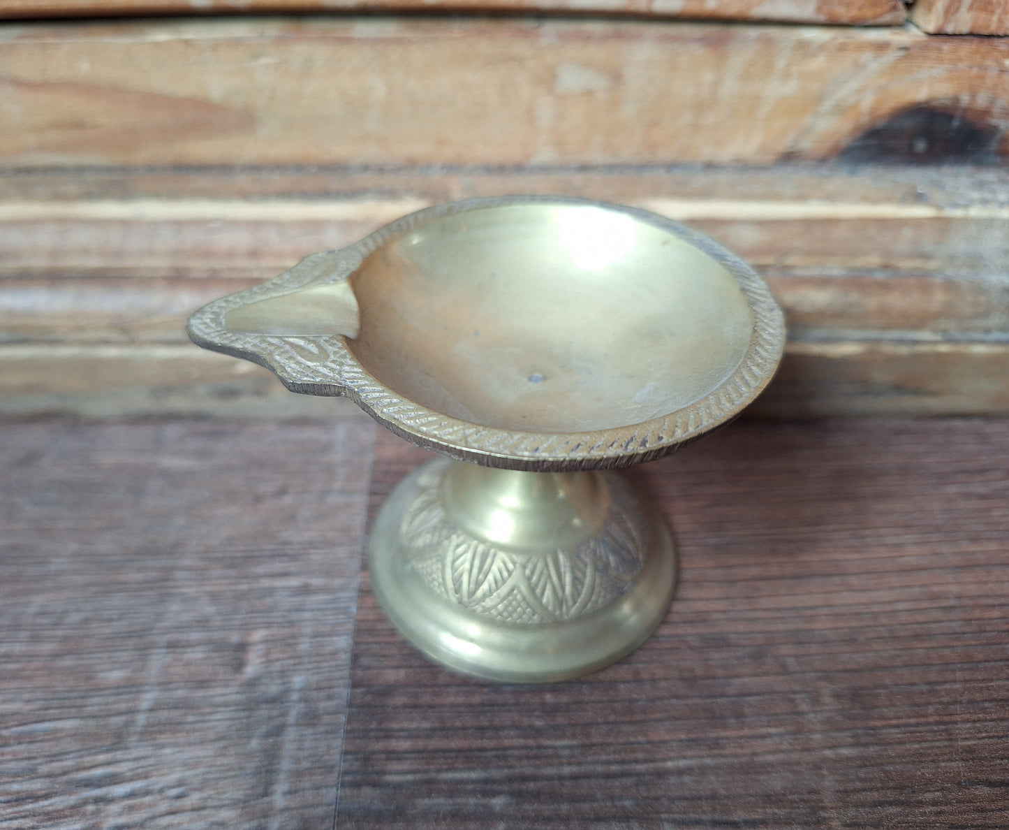 Brass oil or ghee lamp