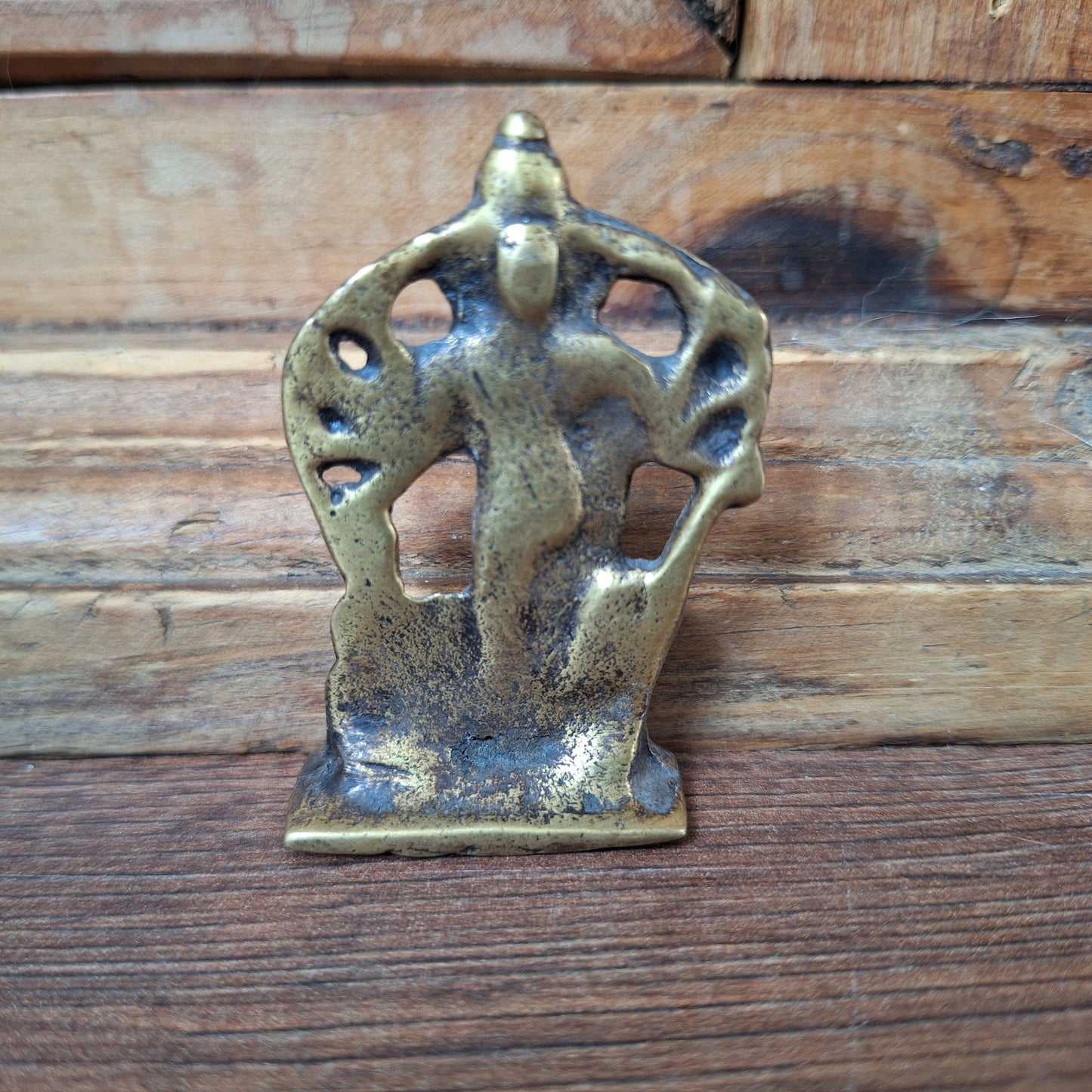 Vintage brass Kali figurine