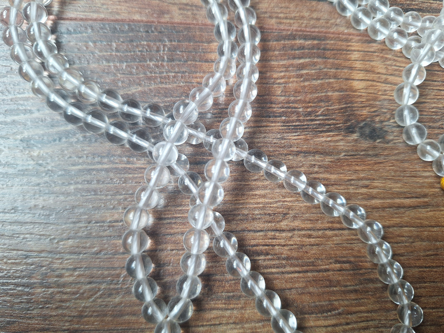 Quartz crystal mala