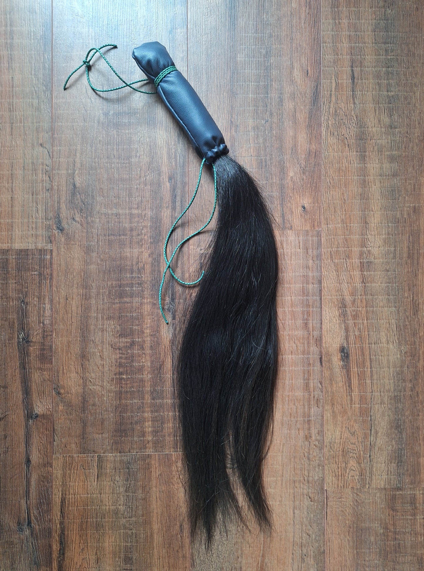 Horse tail shamanic whip