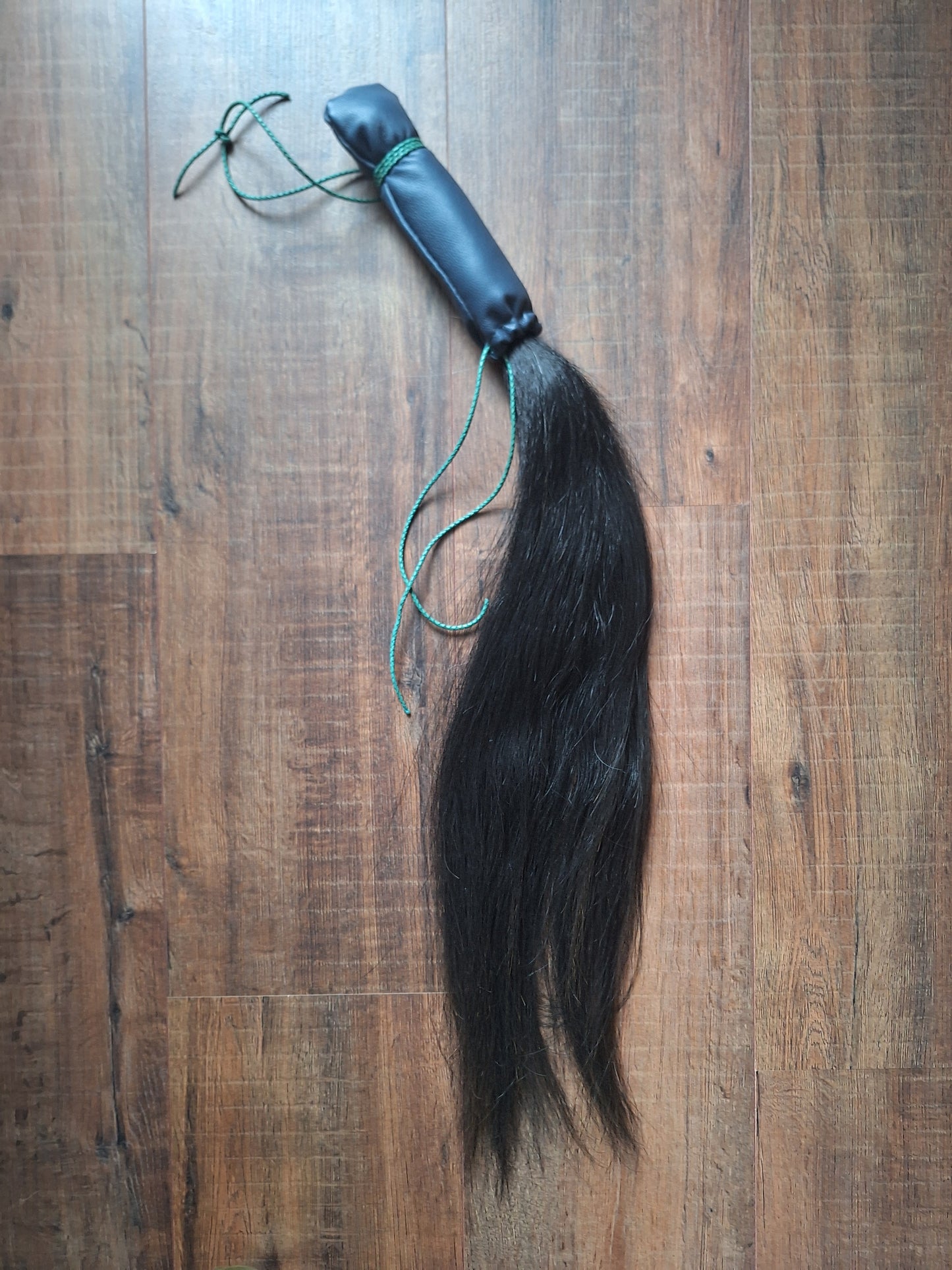 Horse tail shamanic whip