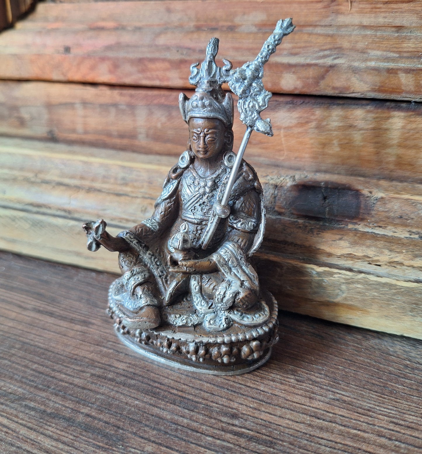 Red copper figurine Padmasambhava
